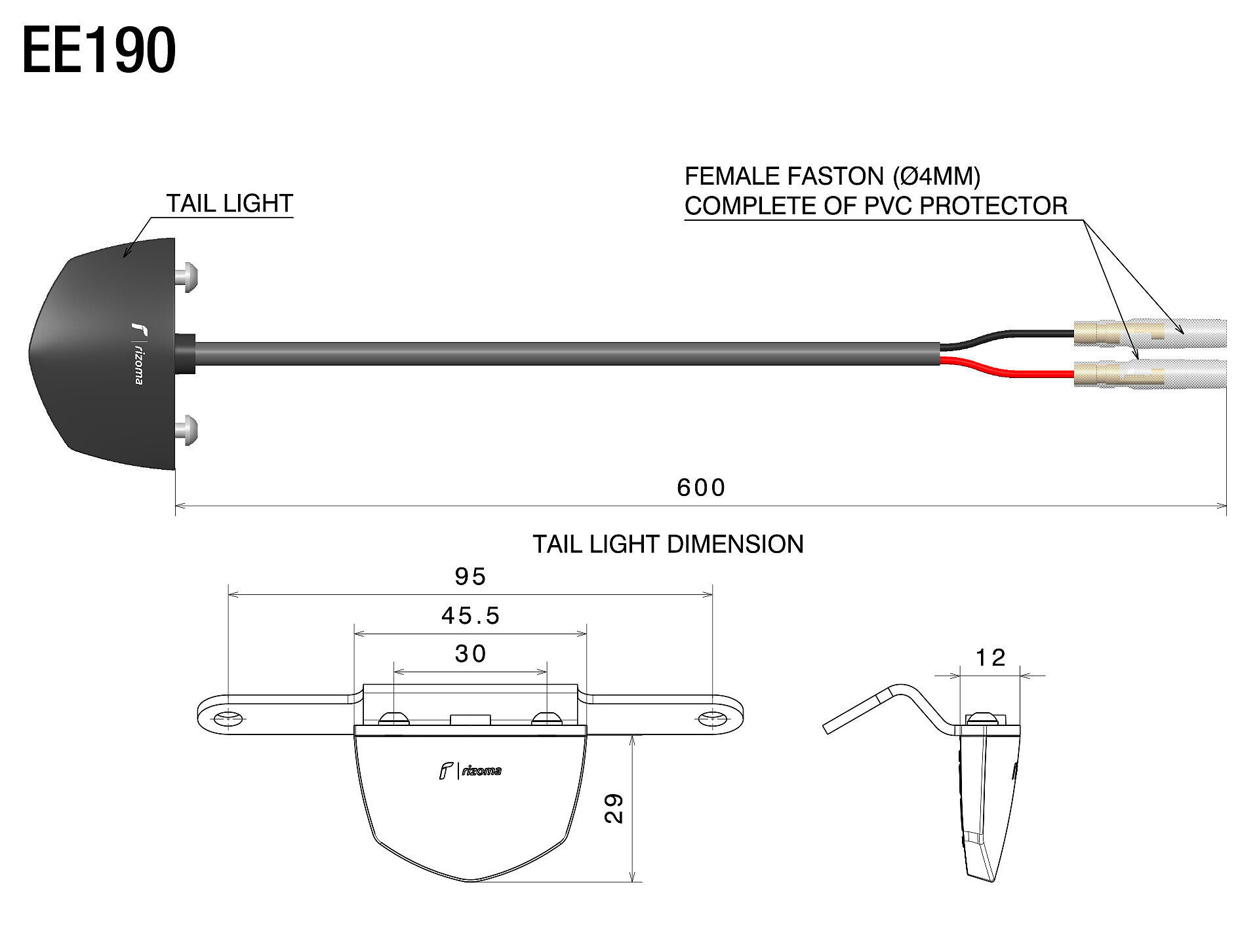 License plate light kit