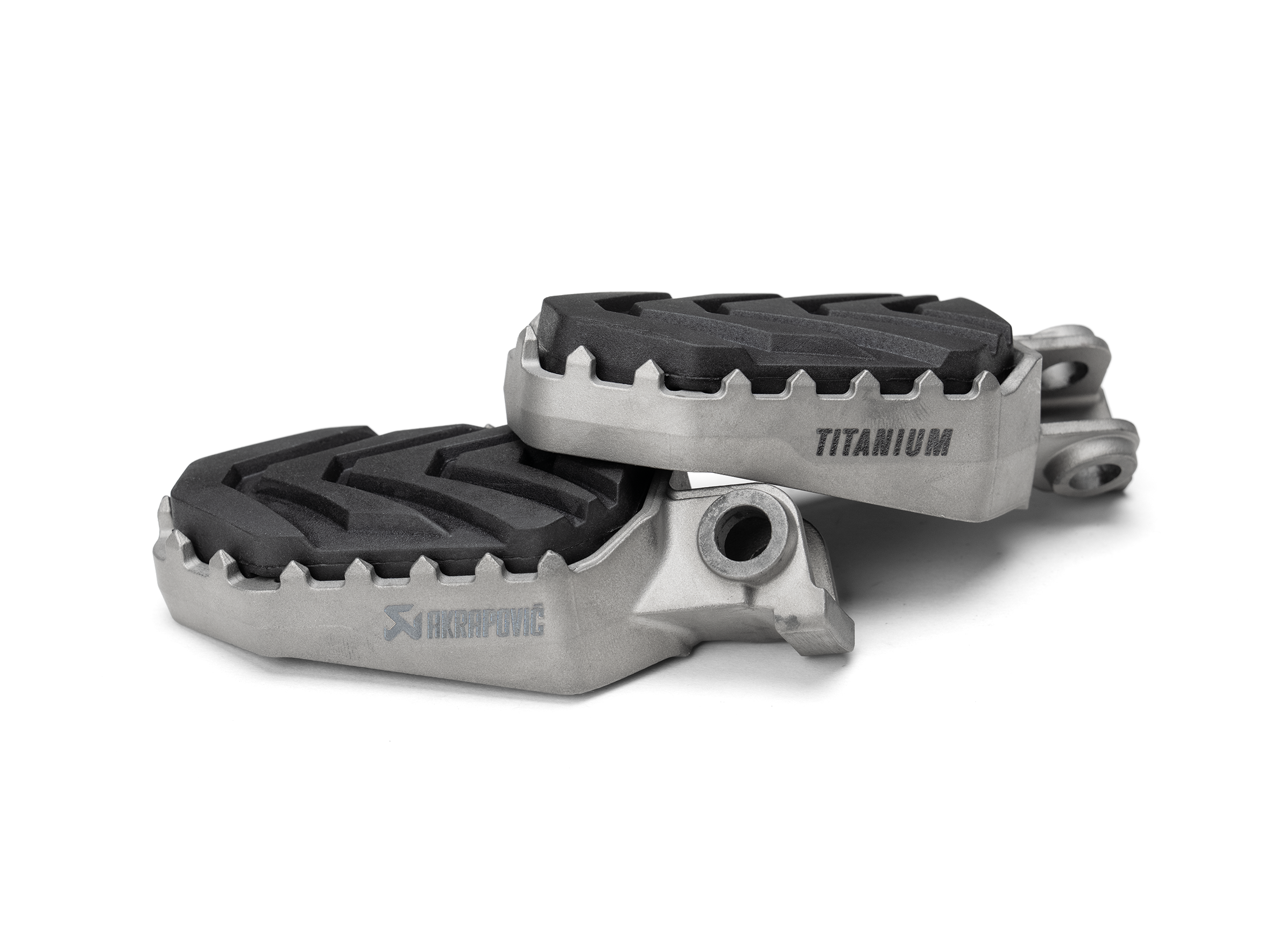 Akrapovic Adventure Footpeg Set (Titanium) – GASGAS / Husqvarna / KTM