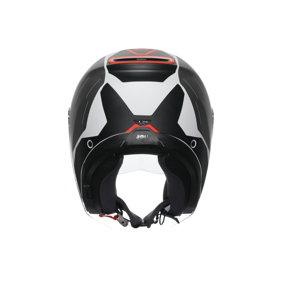 AGV Irides E2206 - Trieste Matt Black/white/red