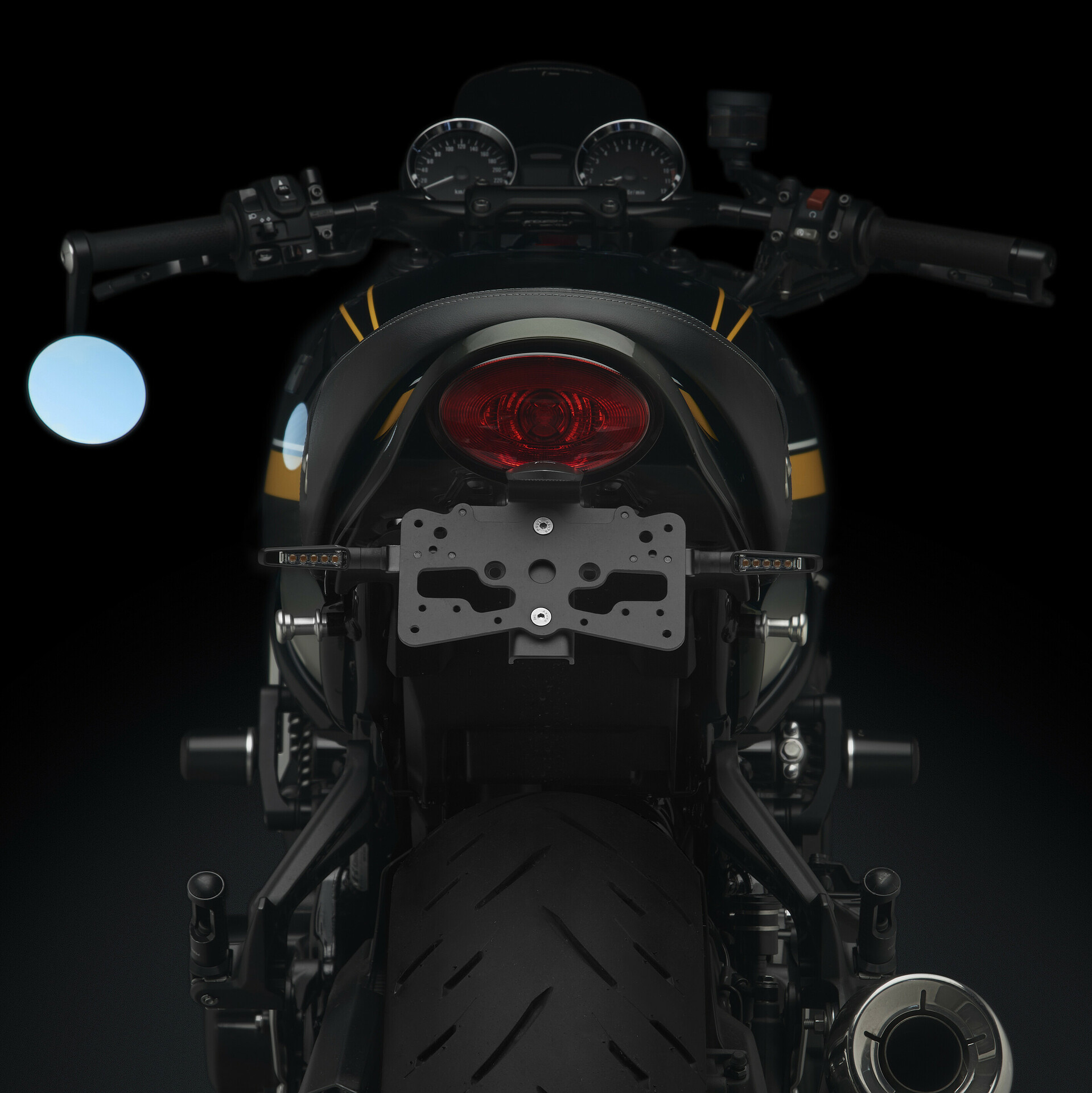 Fox license plate support kit
