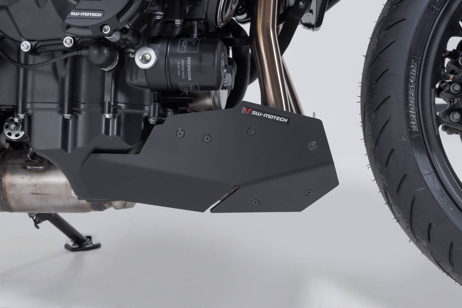 SW-Motech Front Spoiler Black/silver. Honda Cb1000 Hornet (24-).