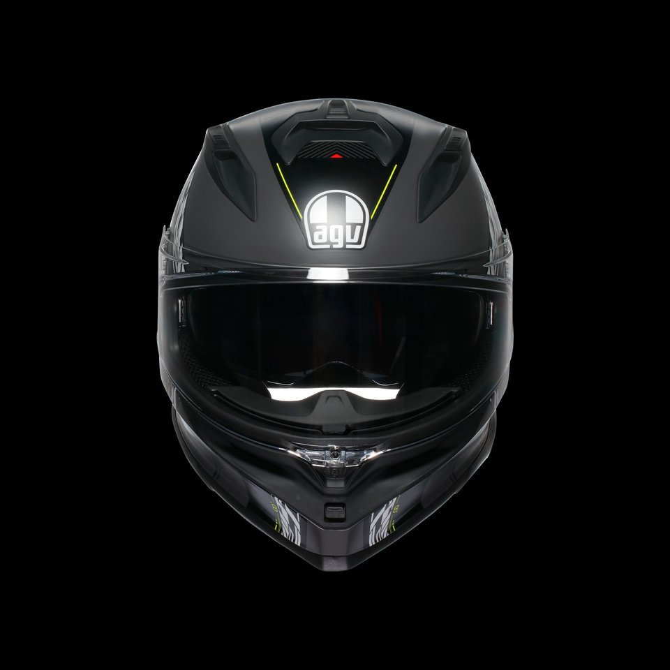 K7 MPLK KYBER MATT GREY/YELLOW FLUO - MOTORBIKE FULL FACE HELMET E2206