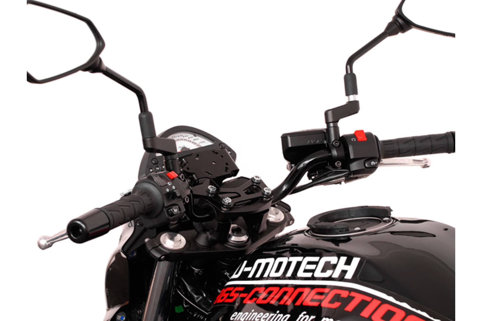 Držiak GPS SW-Motech na riadidlá, čierny. Kawasaki Z1000sx, Ninja 1000sx, 1100sx/se.