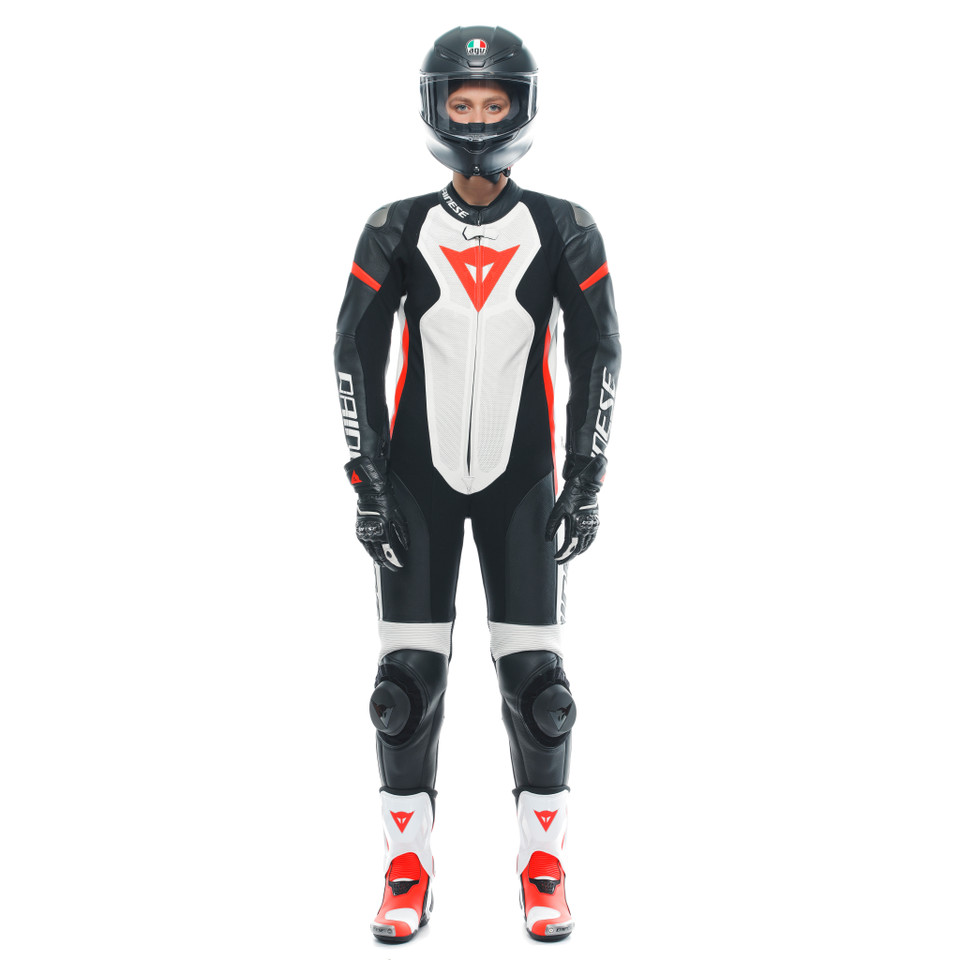 Dainese Grobnik - WOMEN'S 1-Piece Motorcycle Perforated Leather Suit