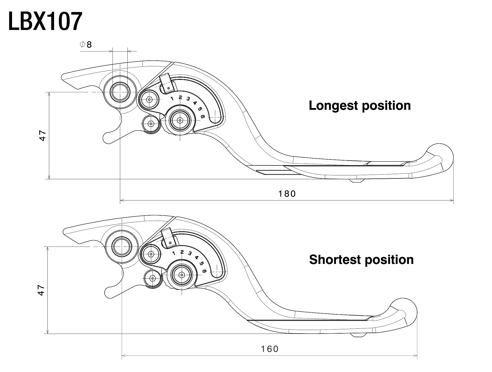 Adjustable Plus Brake levers