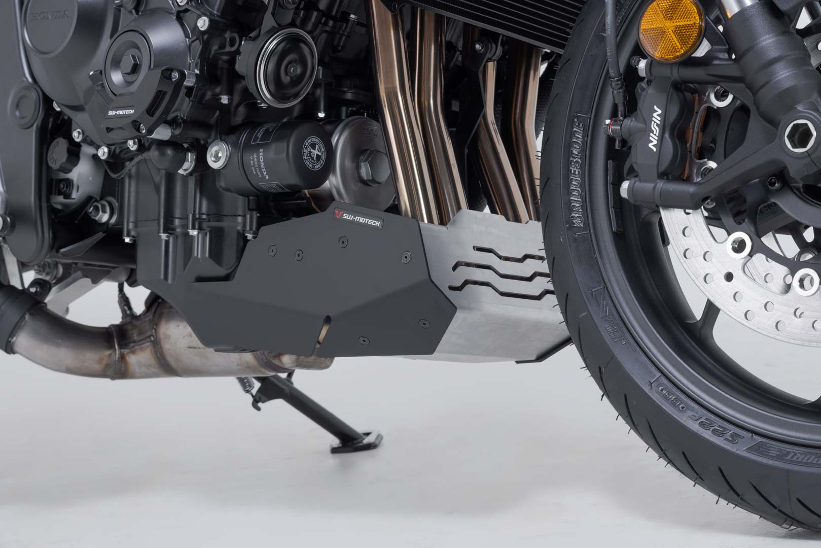 SW-Motech Front Spoiler Black/silver. Honda Cb1000 Hornet (24-).