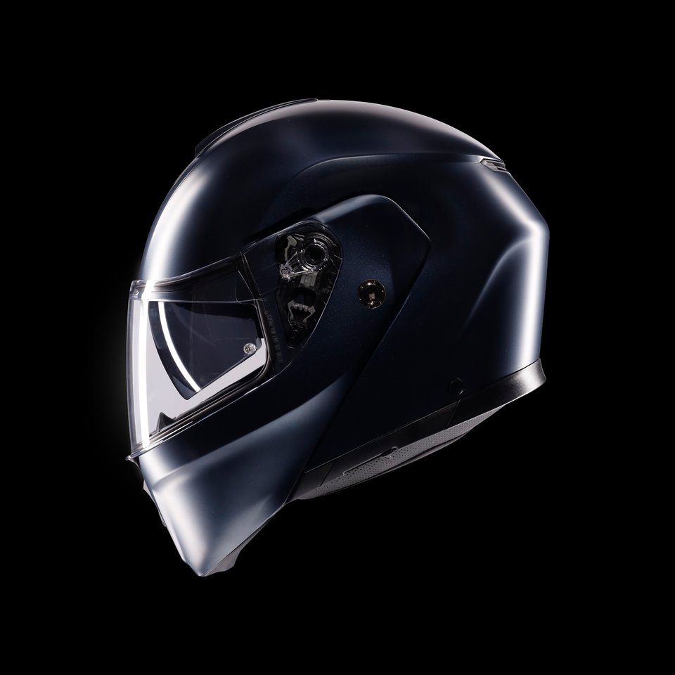 STREETMODULAR MONO MATT PROFONDO BLUE - MOTORBIKE FLIP UP HELMET E2206