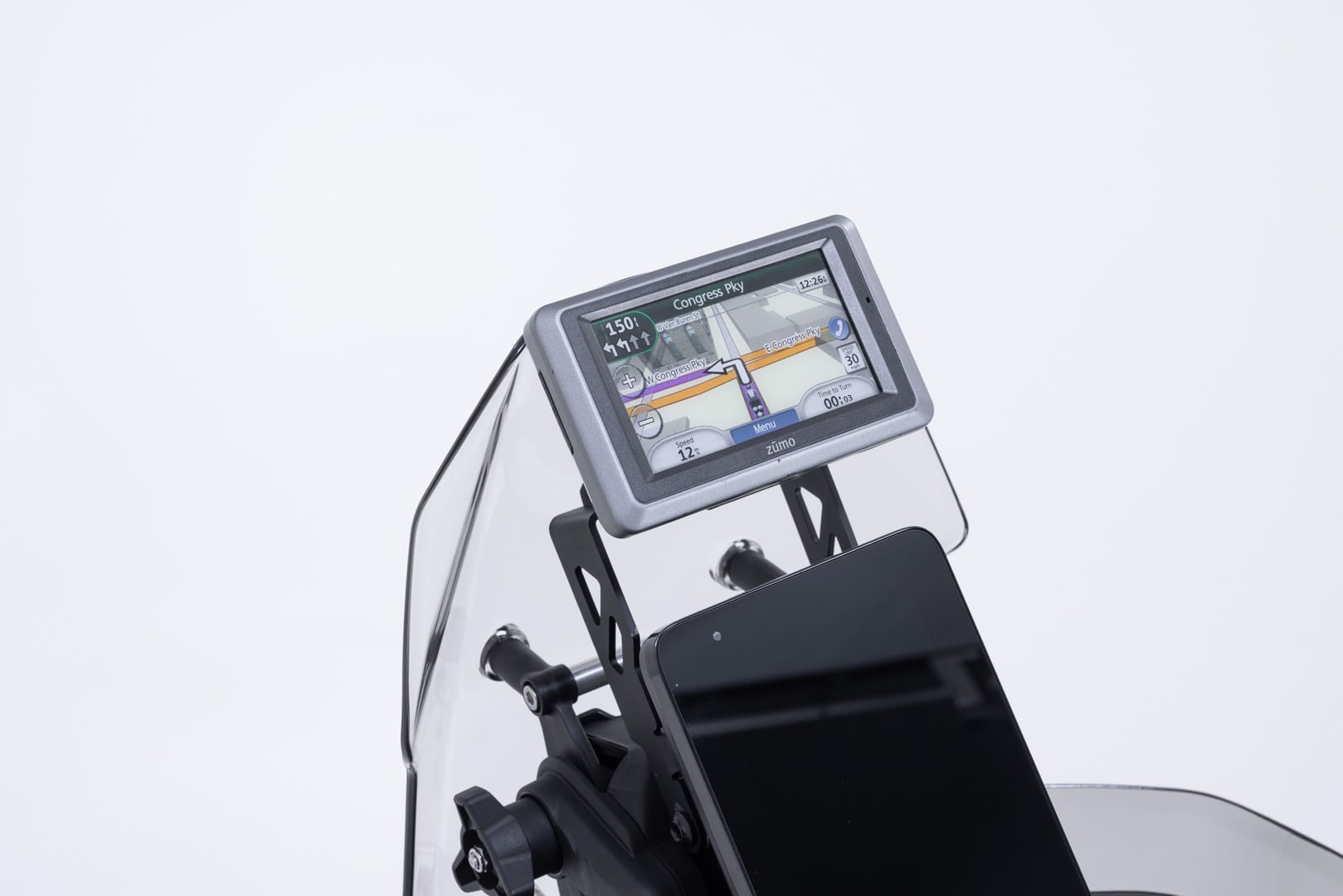 SW-Motech GPS Mount FOR Cockpit Black. Cfmoto 800mt-x (24-).