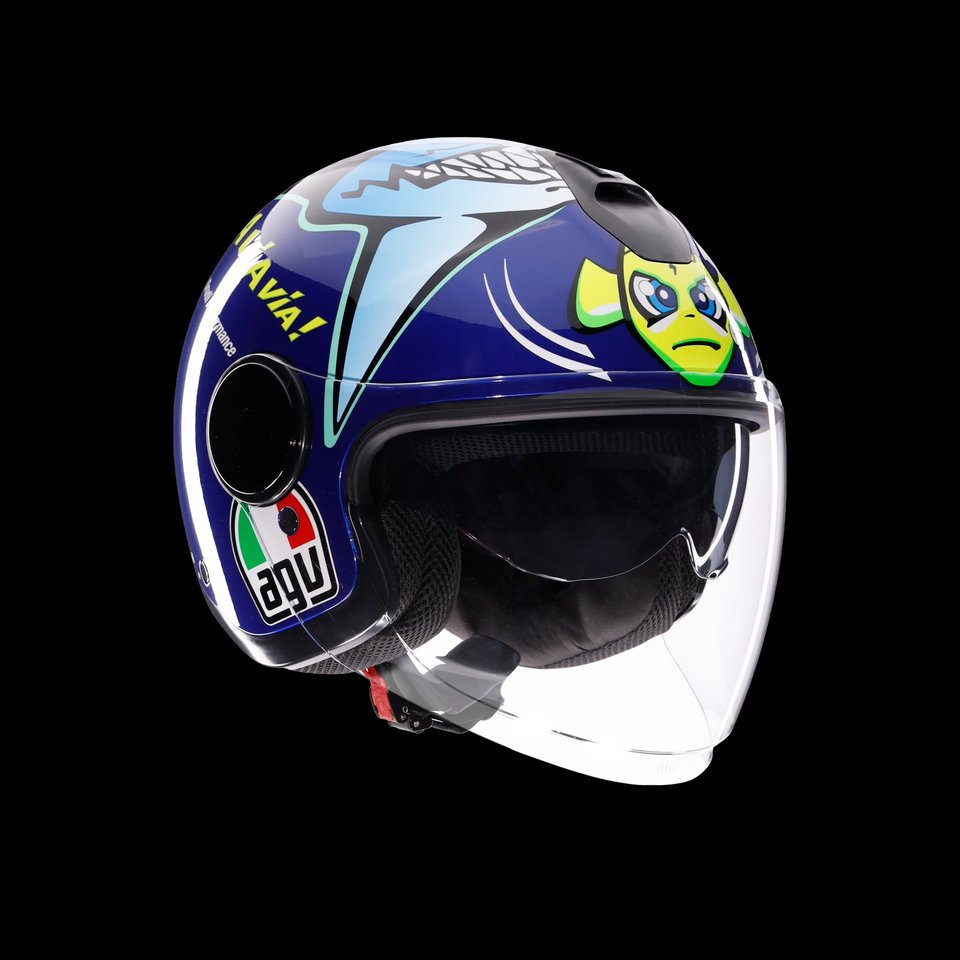 ETERES ROSSI MISANO 2015 - MOTORBIKE OPEN FACE HELMET E2206