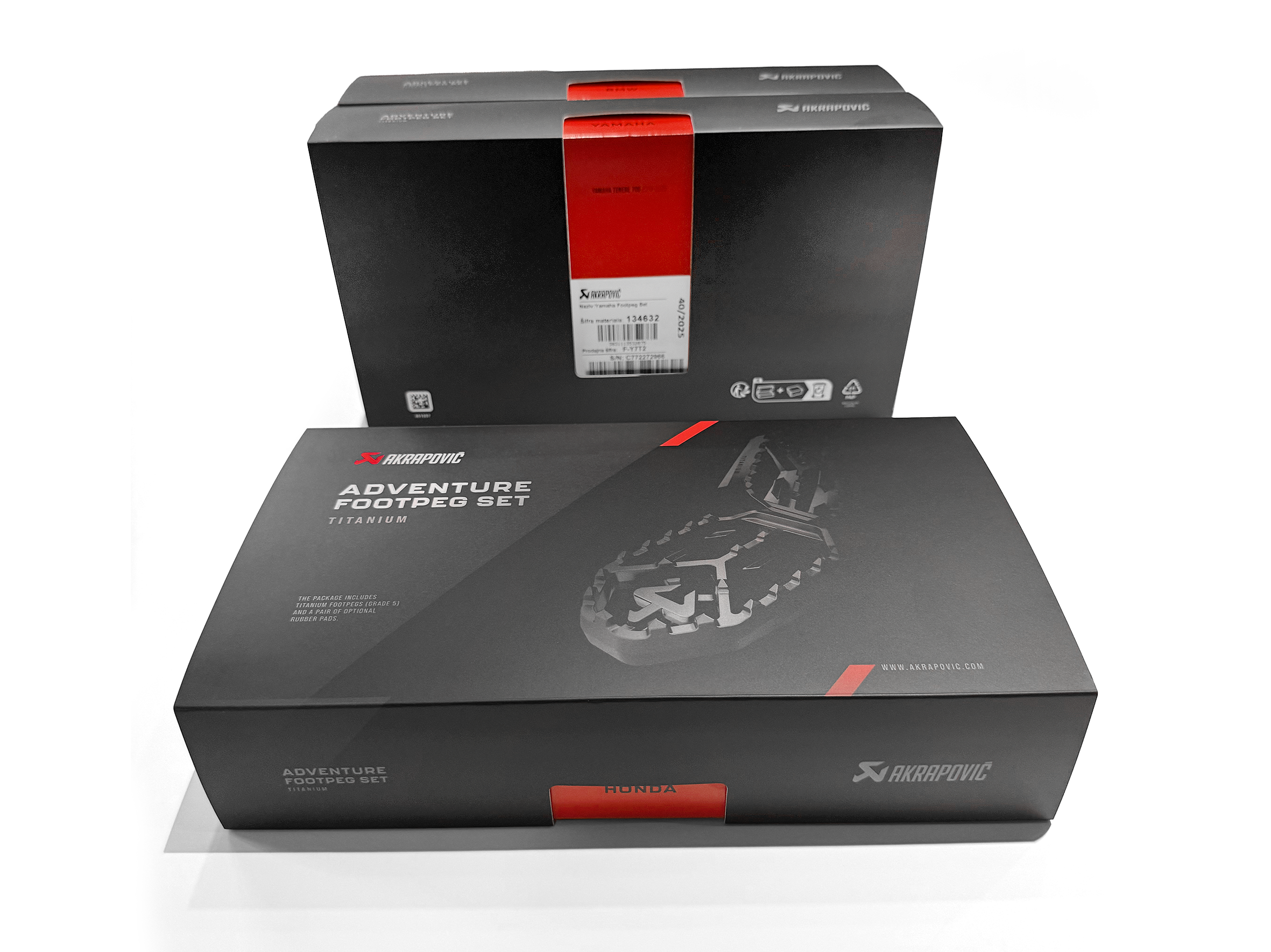 Akrapovic Adventure Footpeg Set (Titanium) – BMW