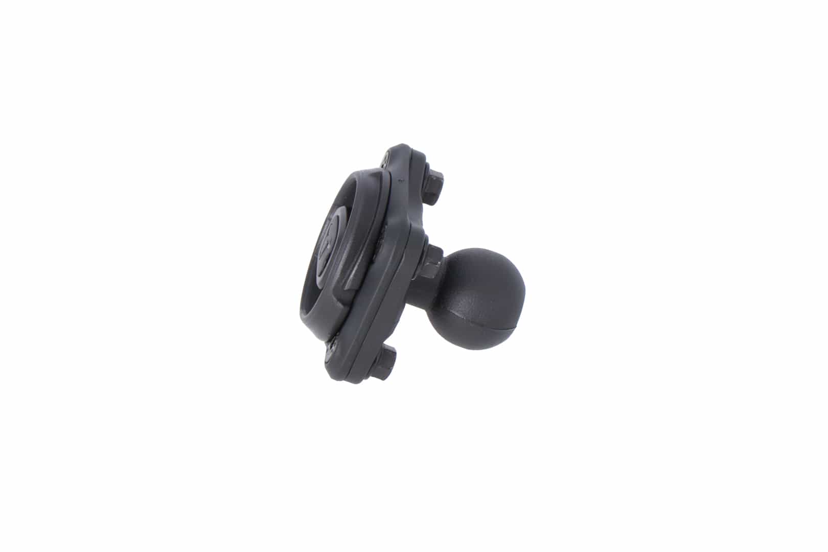 SW-Motech T-lock Holder FOR Socket ARM Incl. 1" Ball. Black.