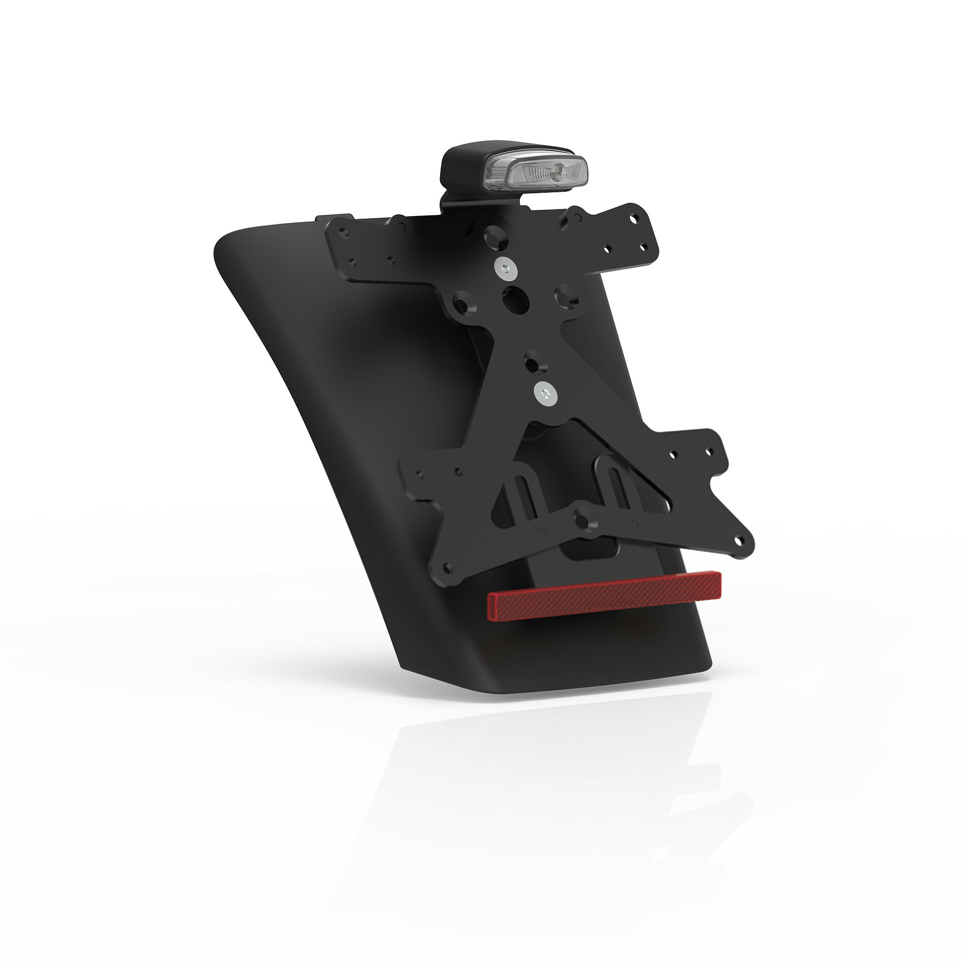 License plate support kit