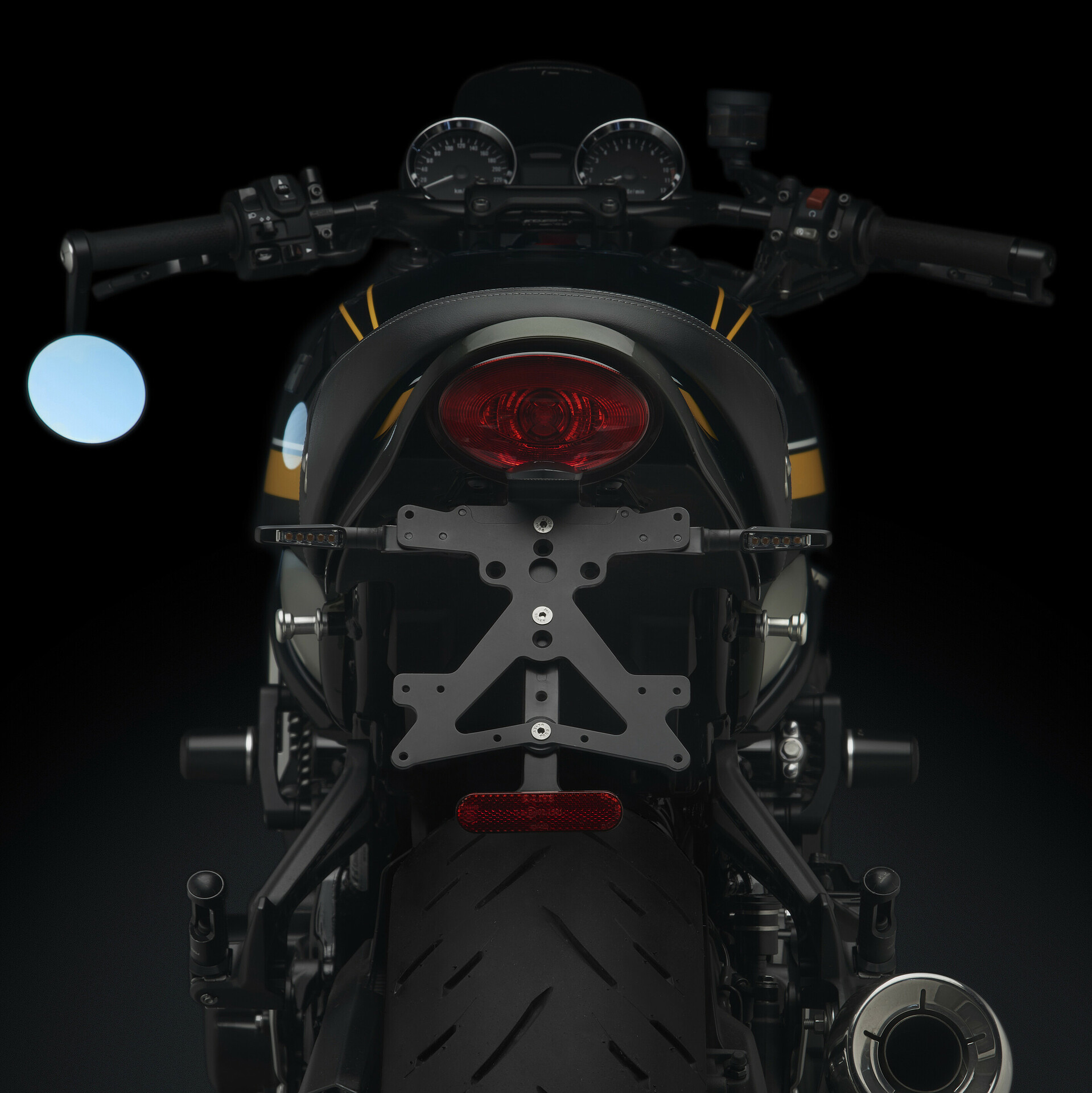 Fox license plate support kit