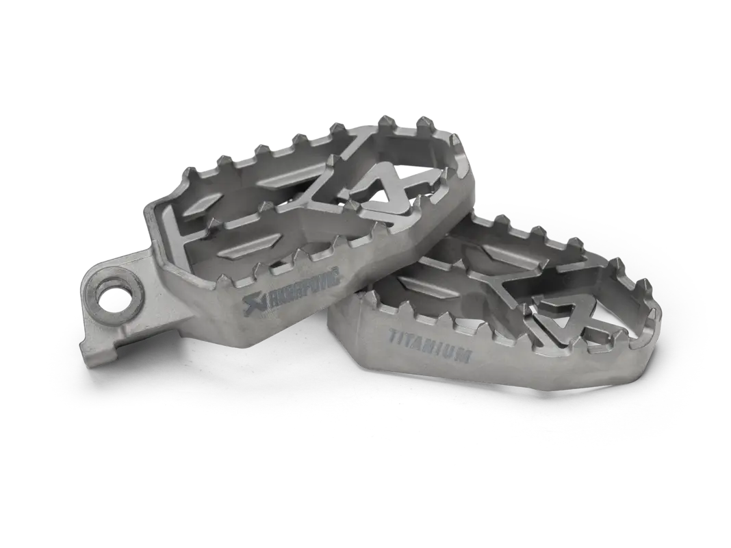 Akrapovic Adventure Footpeg Set (Titanium) – GASGAS / Husqvarna / KTM