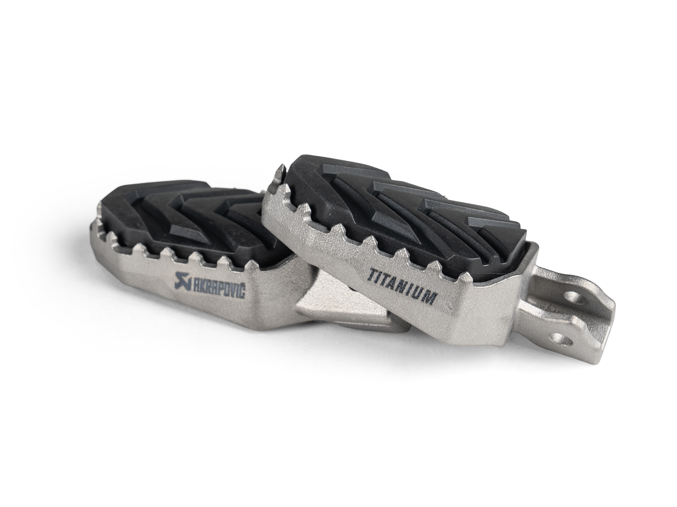 Akrapovic Adventure Footpeg Set (Titanium) – Kawasaki KLE 500
