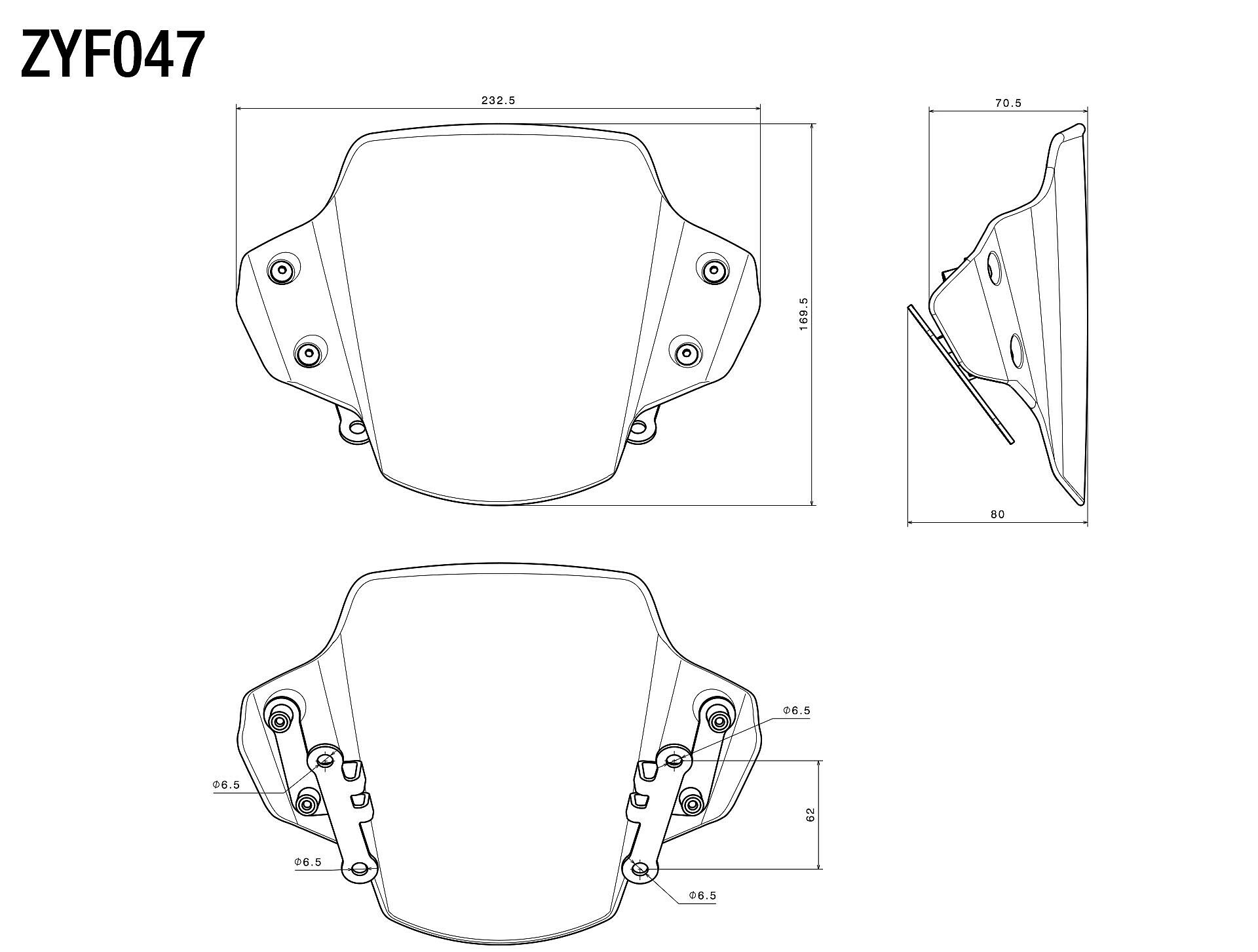 Headlight fairing