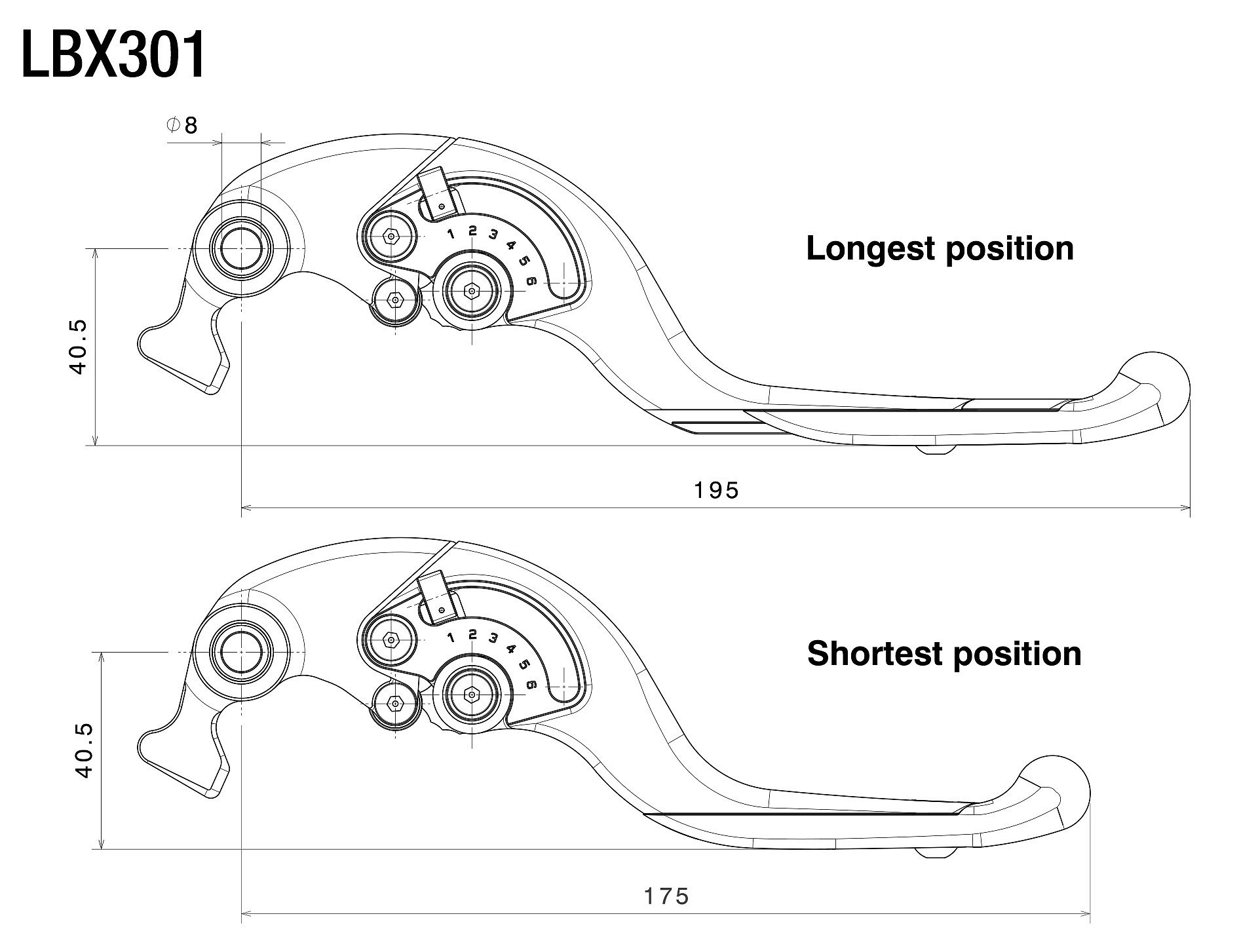 Adjustable Plus Brake levers