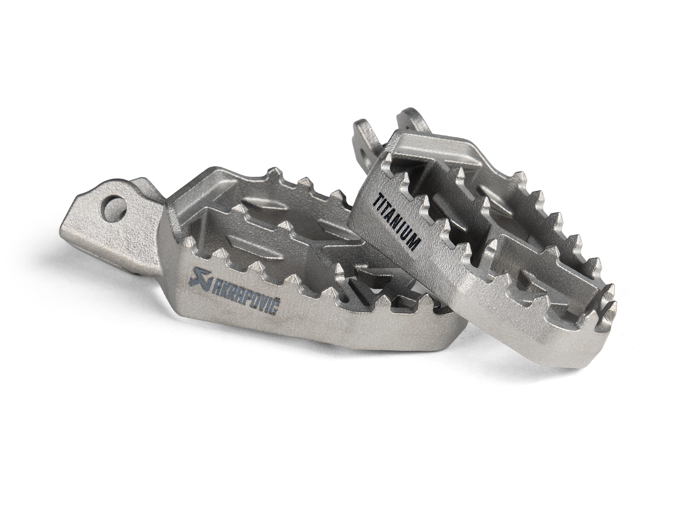 Akrapovic Adventure Footpeg Set (Titanium) – Kawasaki KLE 500