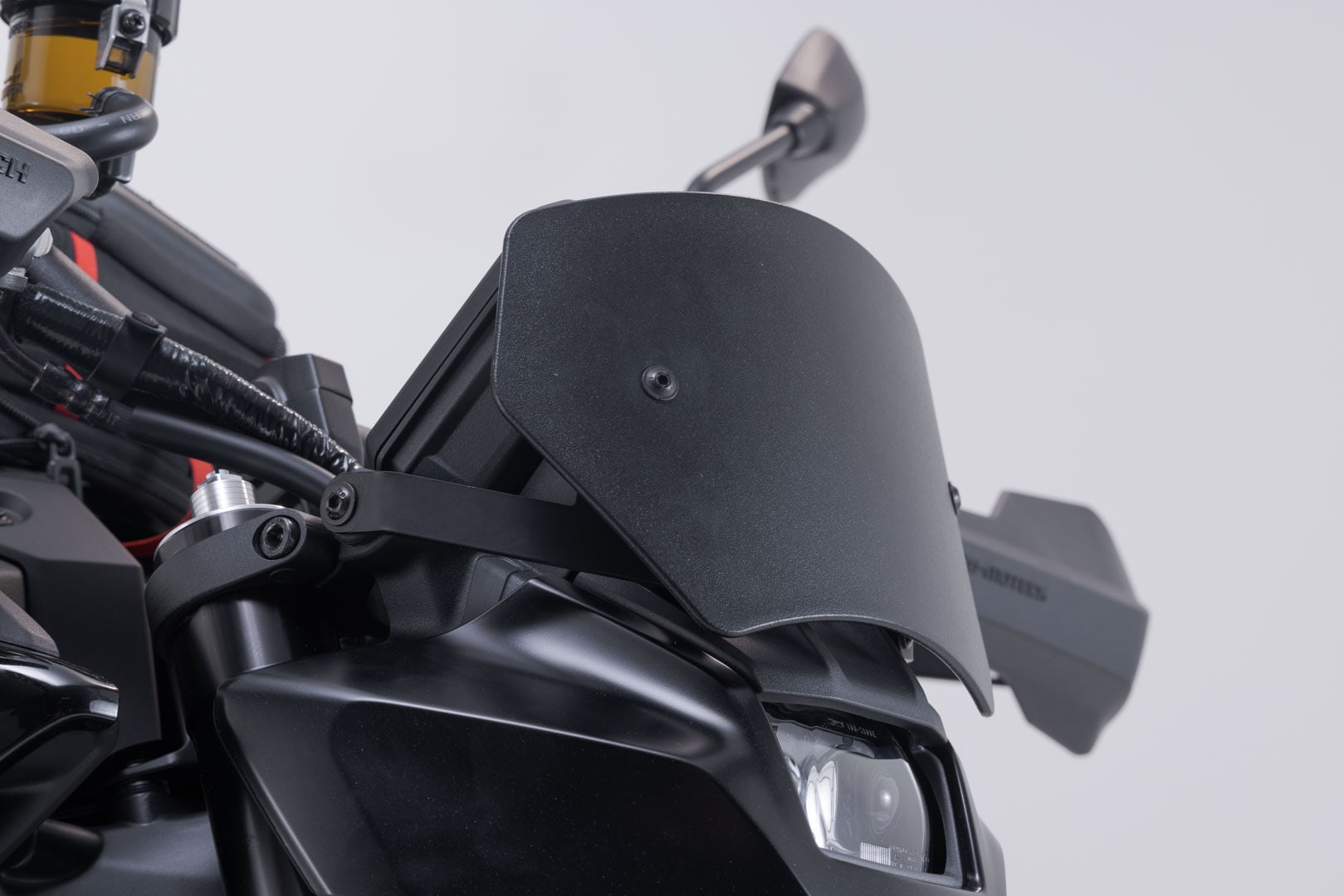 SW-Motech Windscreen Black. Yamaha Mt-09/sp (23-), Mt-09 Y-amt (24-).