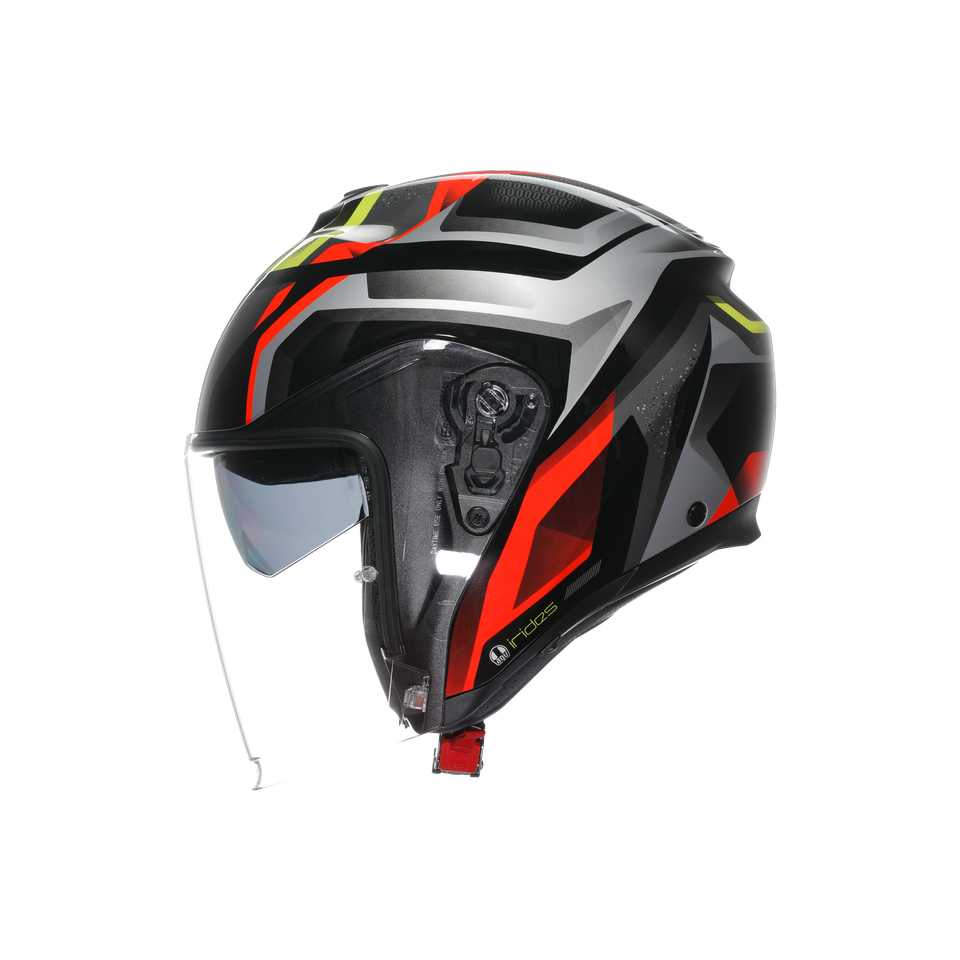 AGV Irides E2206 - Zurigo Black/red/yellow Fluo