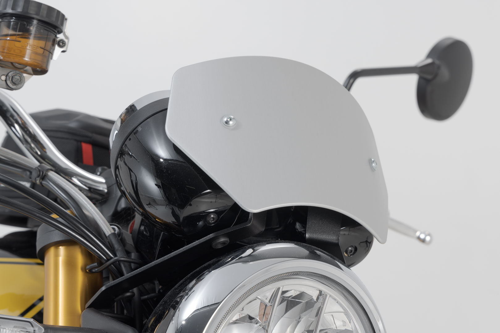 SW-Motech Windscreen B-stock Silver. Kawasaki Z900rs (17-) / SE (21-).