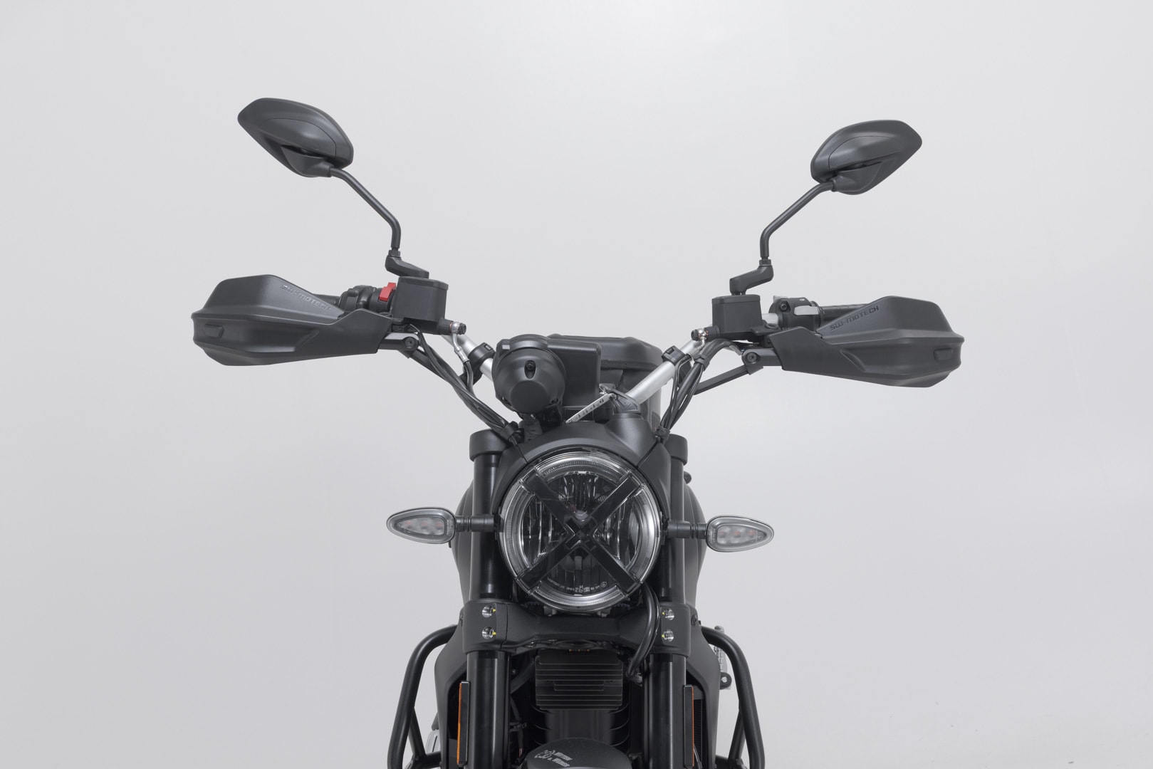 SW-Motech Adventure Handguard KIT Black. Ducati Scrambler (14-).