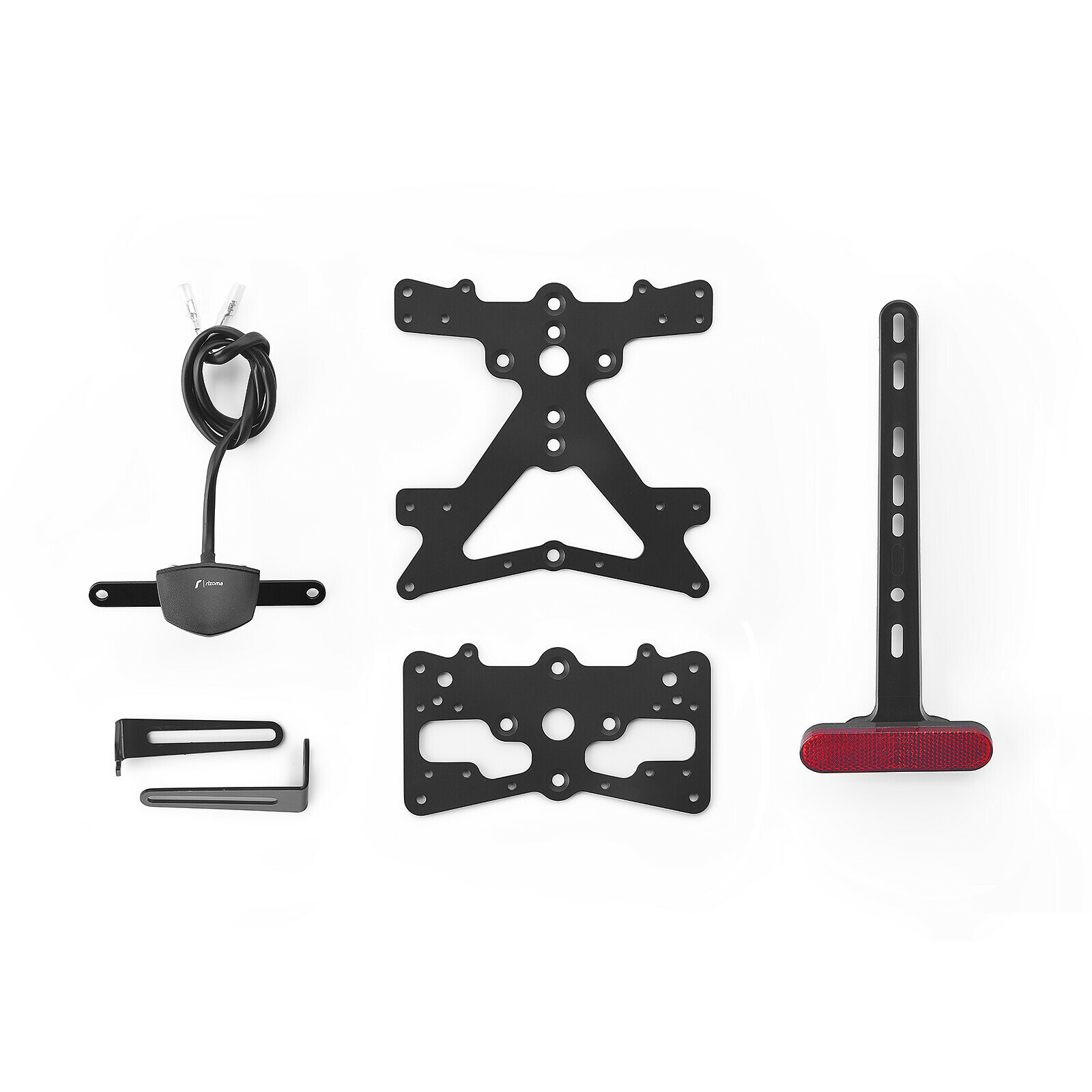 Fox license plate support kit
