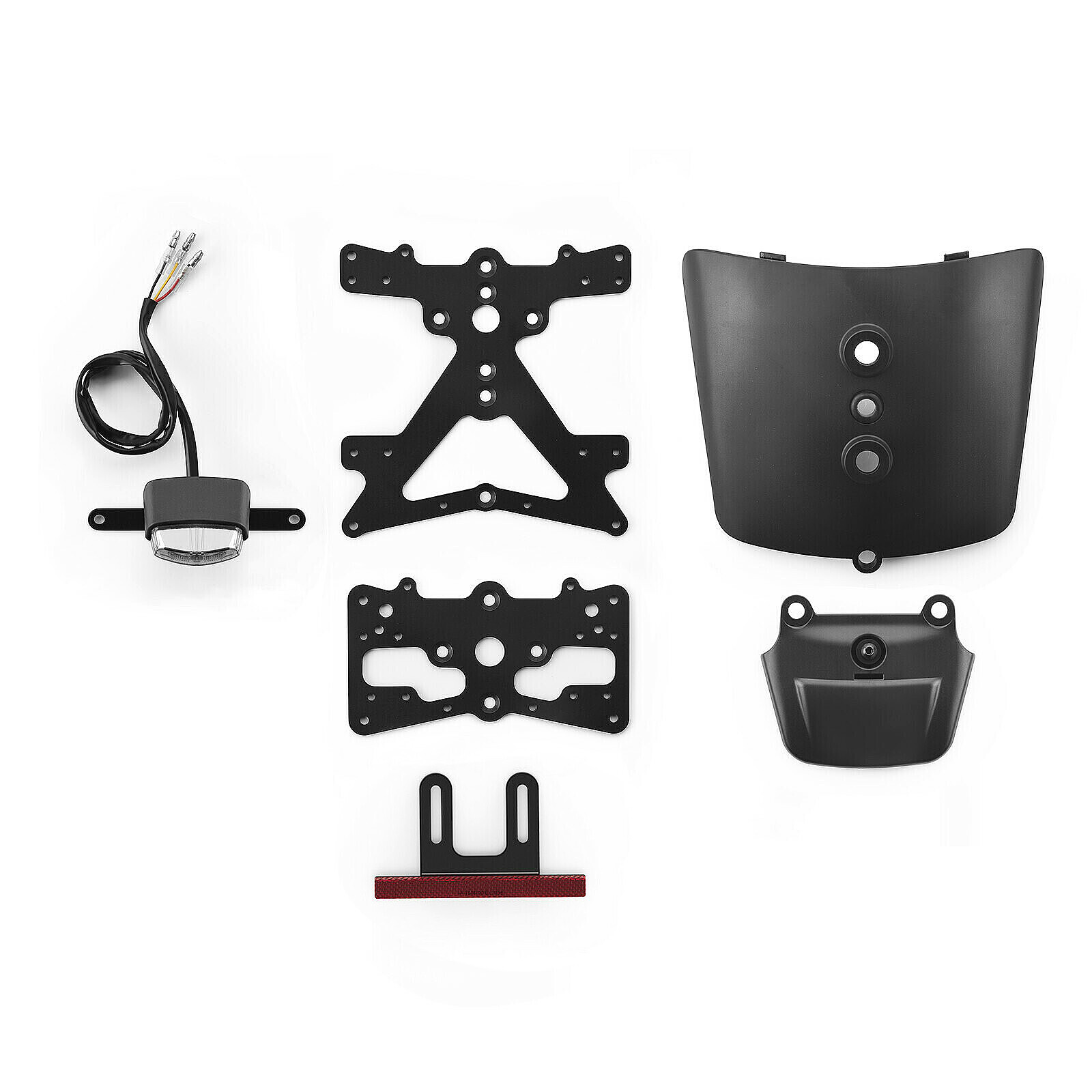 License plate support kit