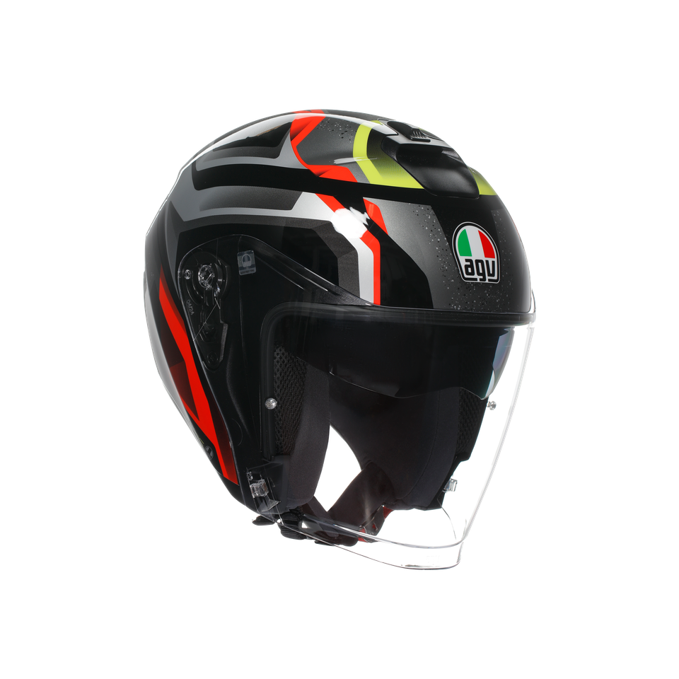 AGV Irides E2206 - Zurigo Black/red/yellow Fluo