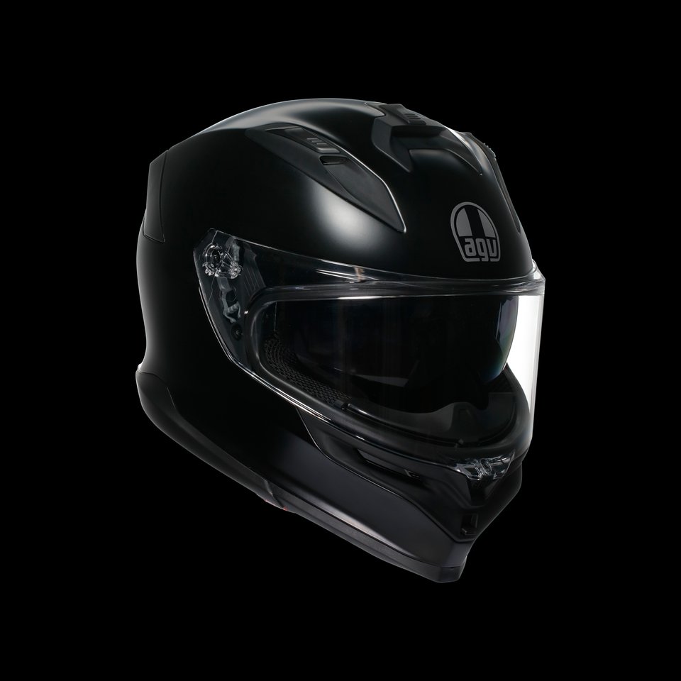 K7 MPLK MONO MATT BLACK - MOTORBIKE FULL FACE HELMET E2206