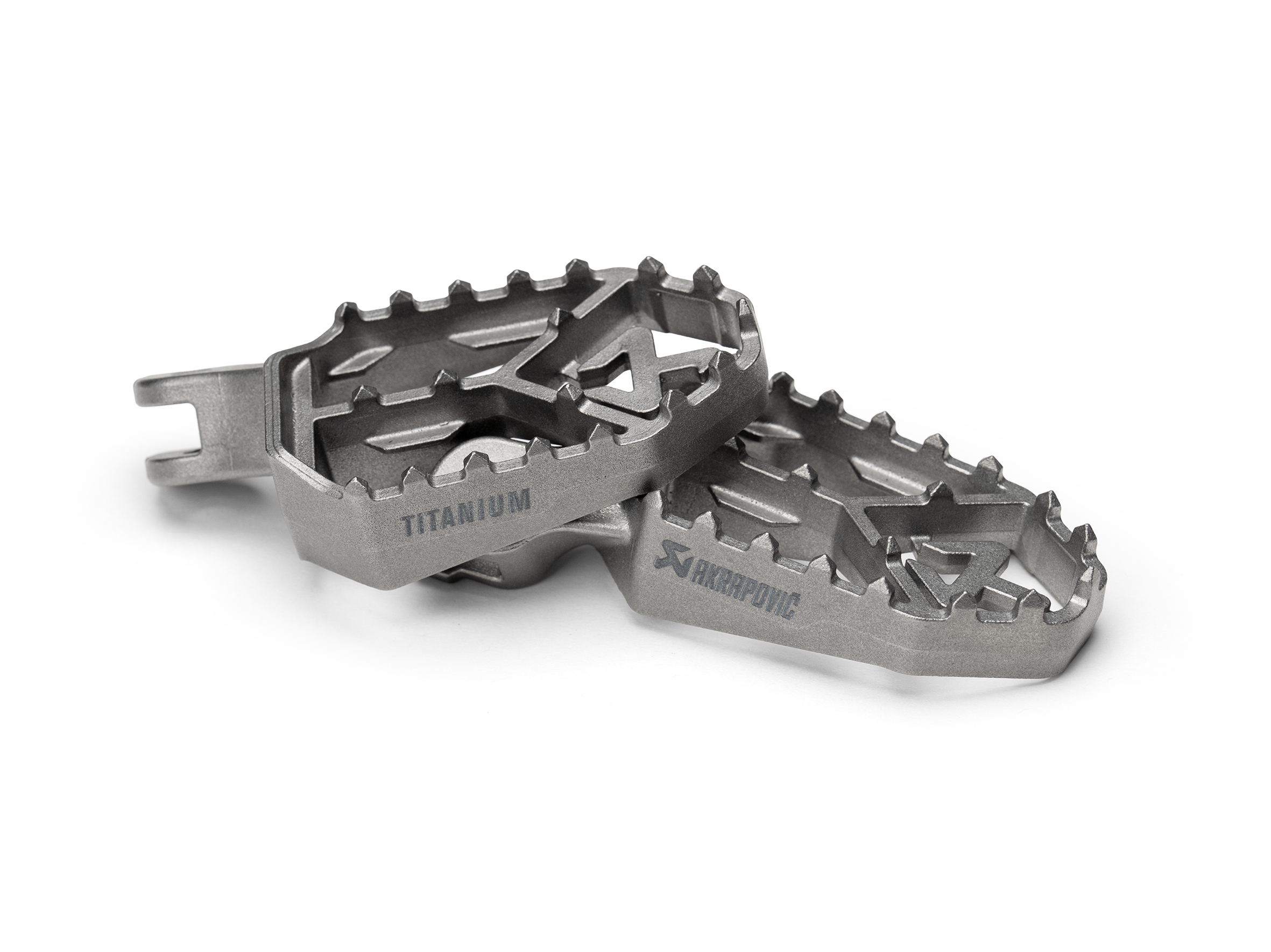 Akrapovic Adventure Footpeg Set (Titanium) – Ducati Multistrada V2 / S / Multistrada V4 / S / RS / RALLY