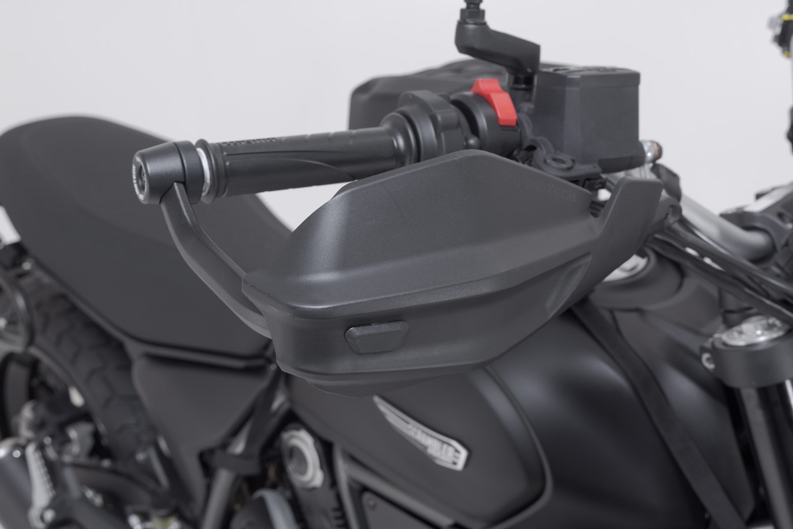 SW-Motech Adventure Handguard KIT Black. Ducati Scrambler (14-).