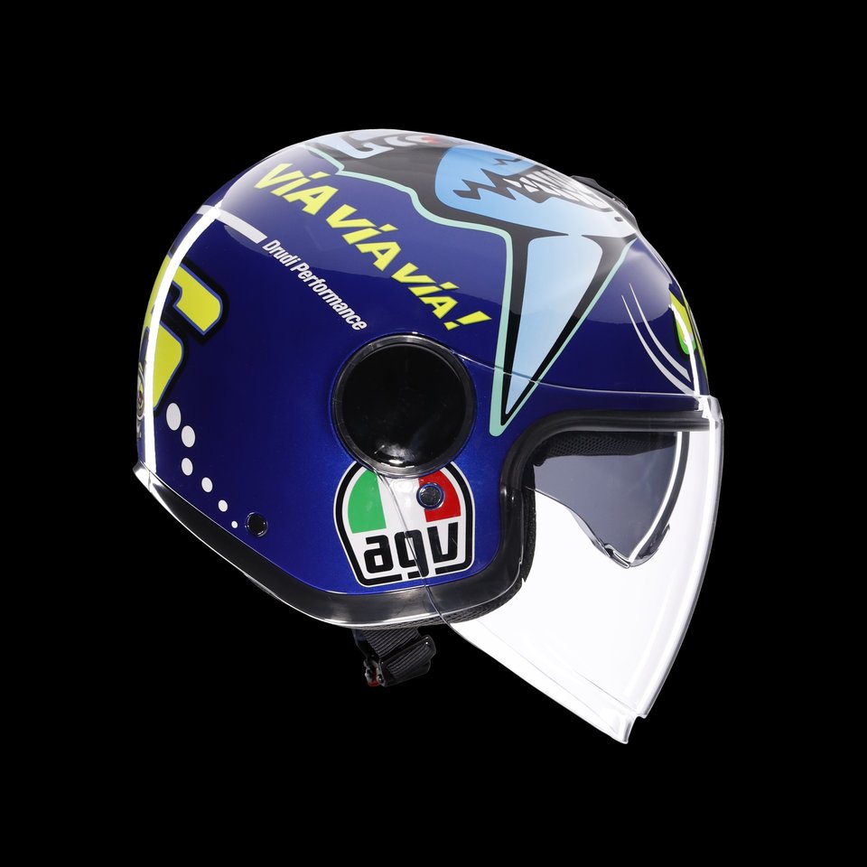 ETERES ROSSI MISANO 2015 - MOTORBIKE OPEN FACE HELMET E2206