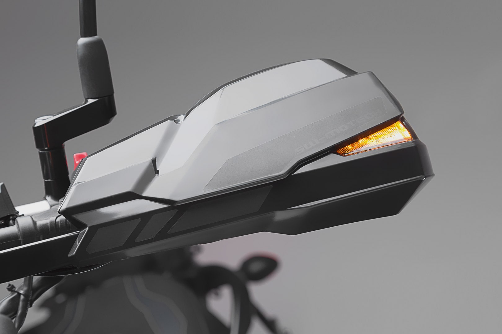 SW-Motech Extension SET FOR Kobra Handguards 50 % More Protection. FOR Left AND Right Side.