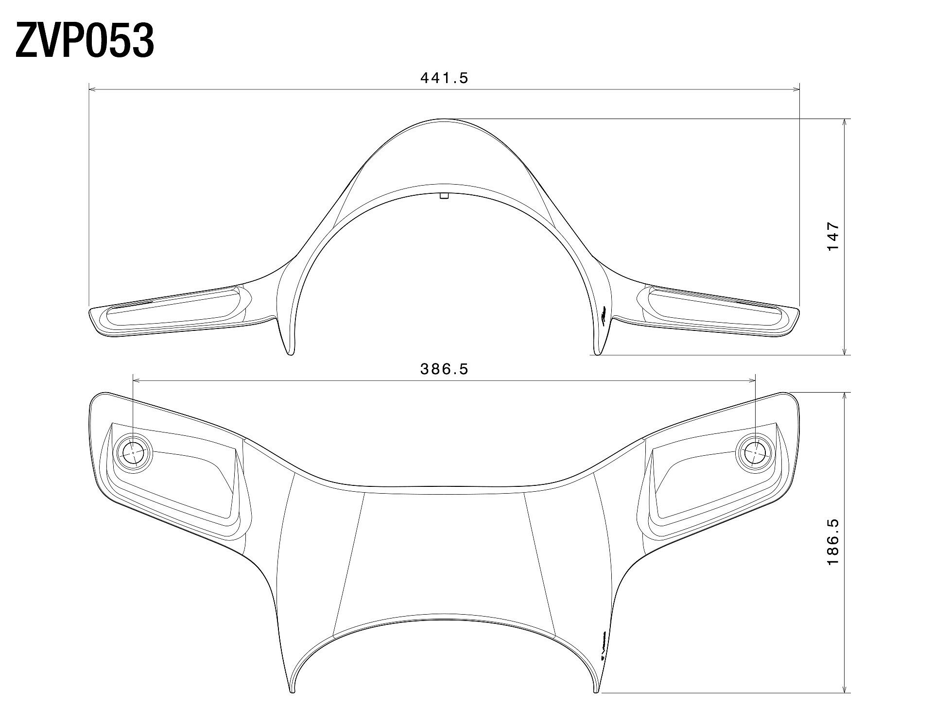 Headlight fairing