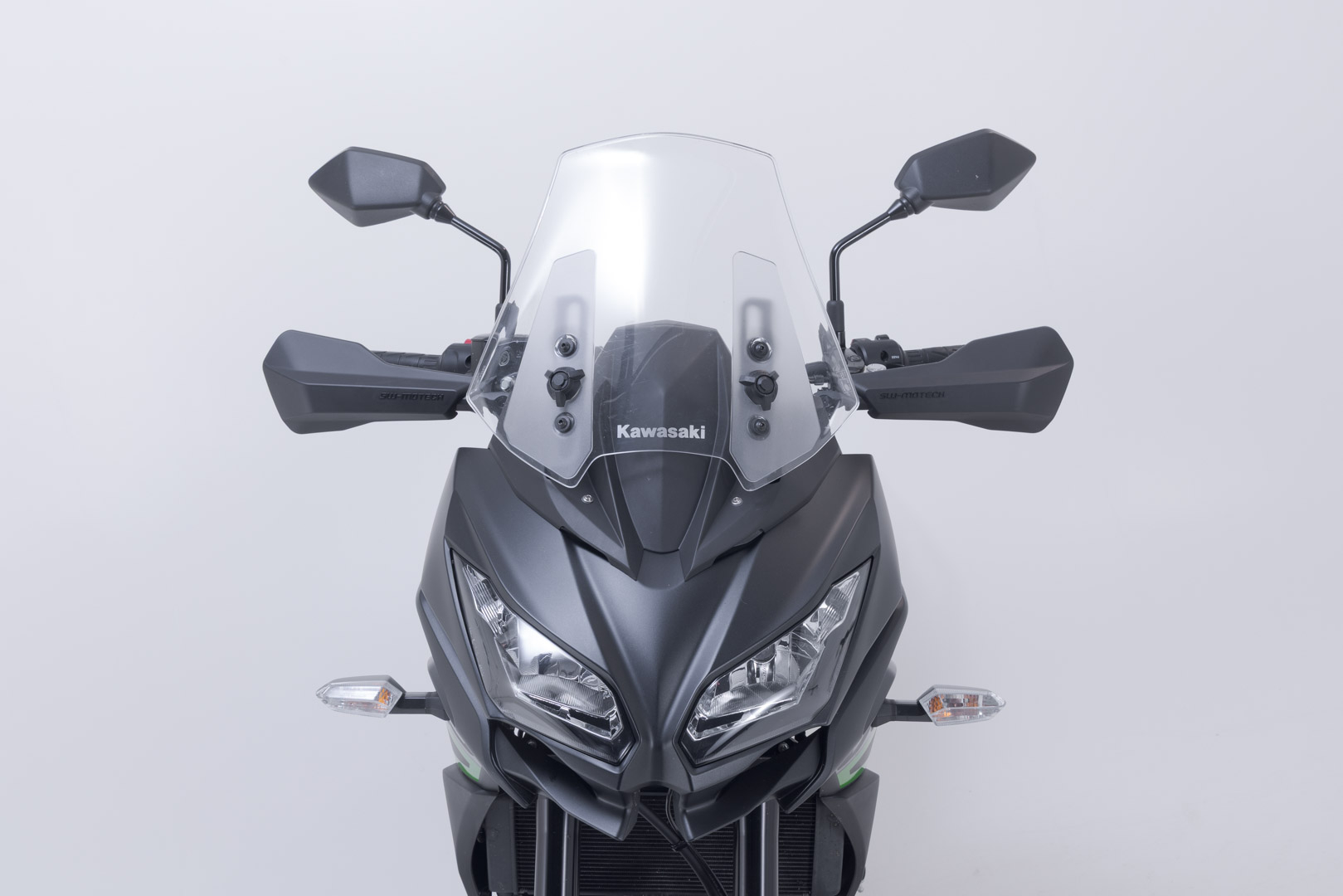 SW-Motech Sport Handguard KIT Black. Kawasaki Versys 650 (07-21).