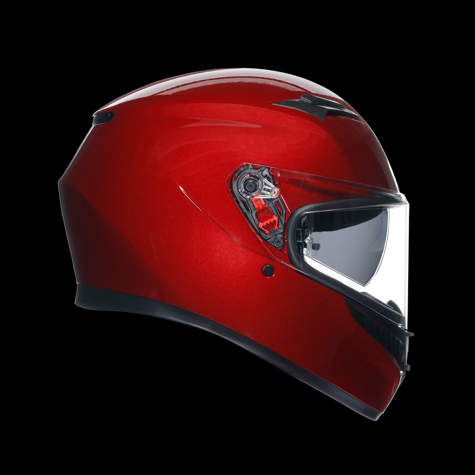 K3 MONO COMPETIZIONE RED - MOTORBIKE FULL FACE HELMET E2206