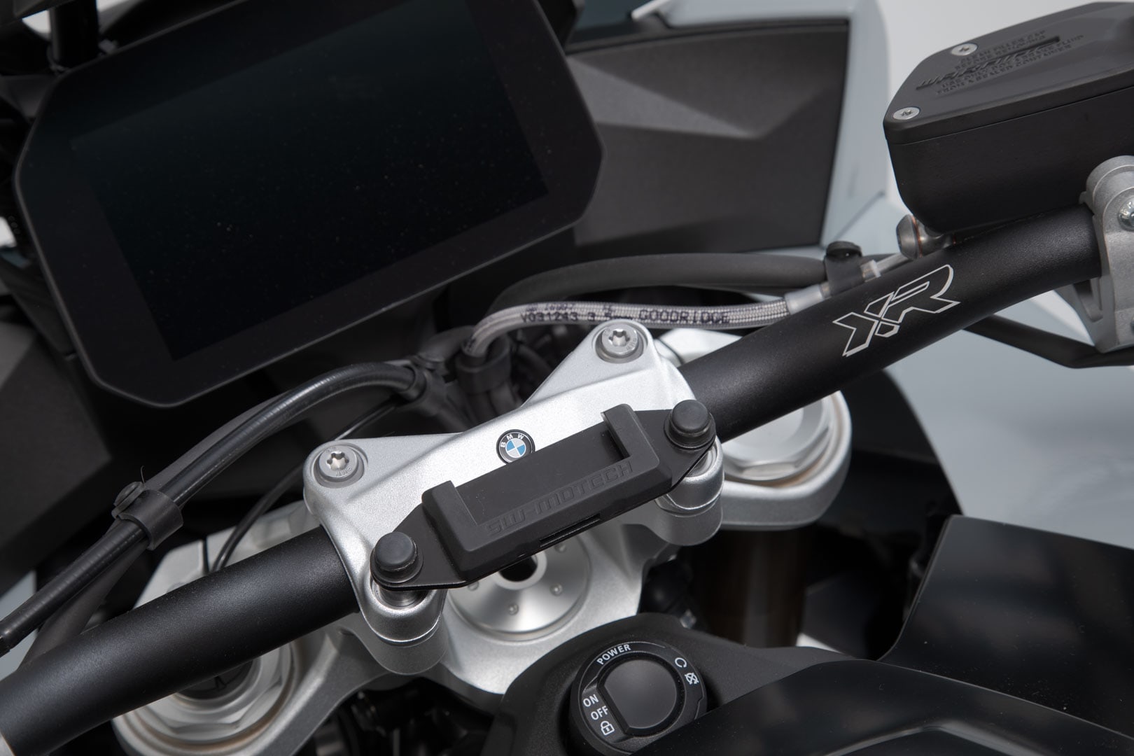 SW-Motech GPS Mount FOR Handlebar Black. BMW Models.