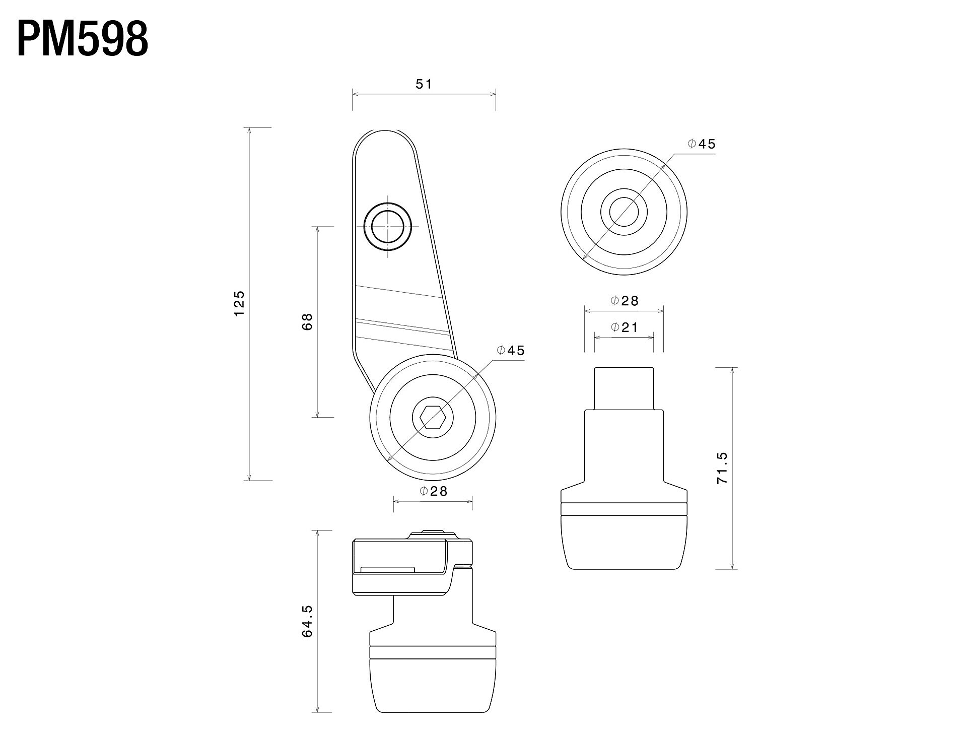 Side sliders kit