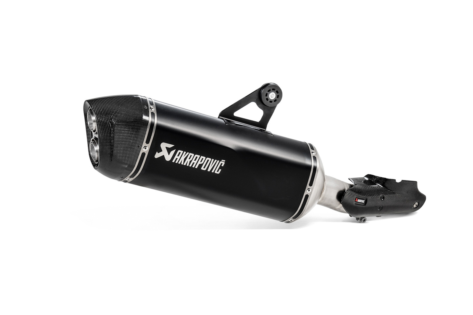 SW-Motech Akrapovic Slip ON Exhaust System Black. BMW R 1250 GS / ADV (18-).