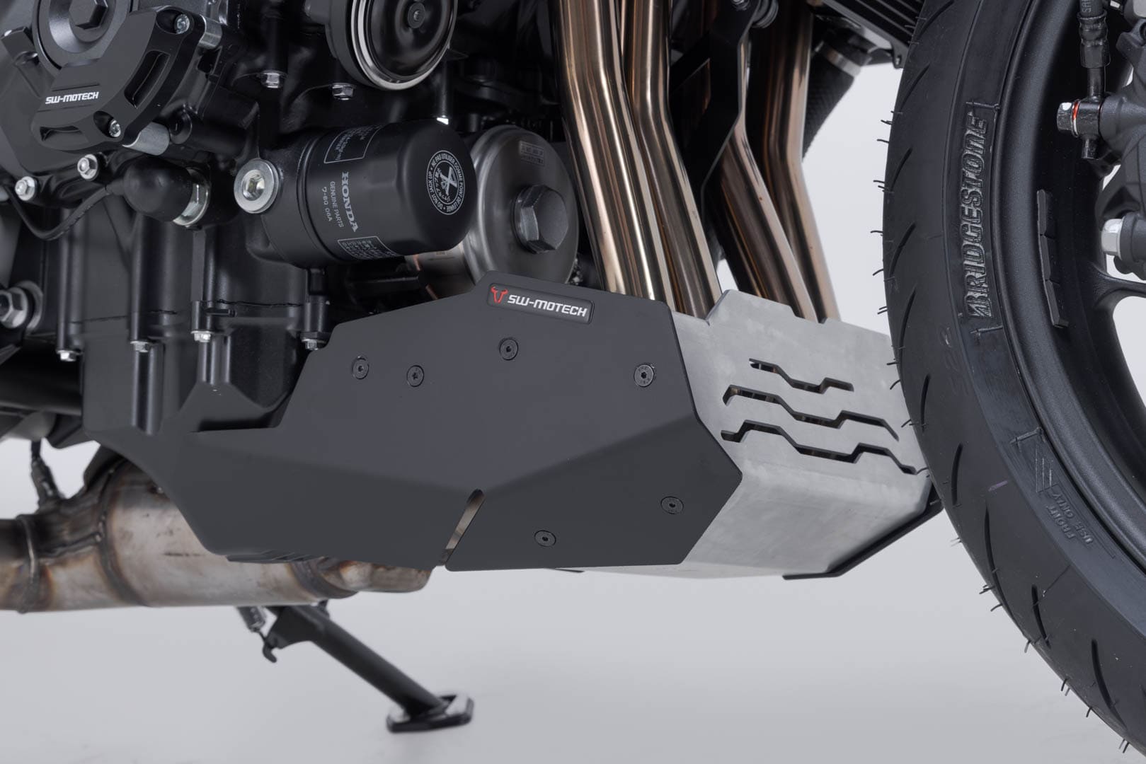 SW-Motech Front Spoiler Black/silver. Honda Cb1000 Hornet (24-).