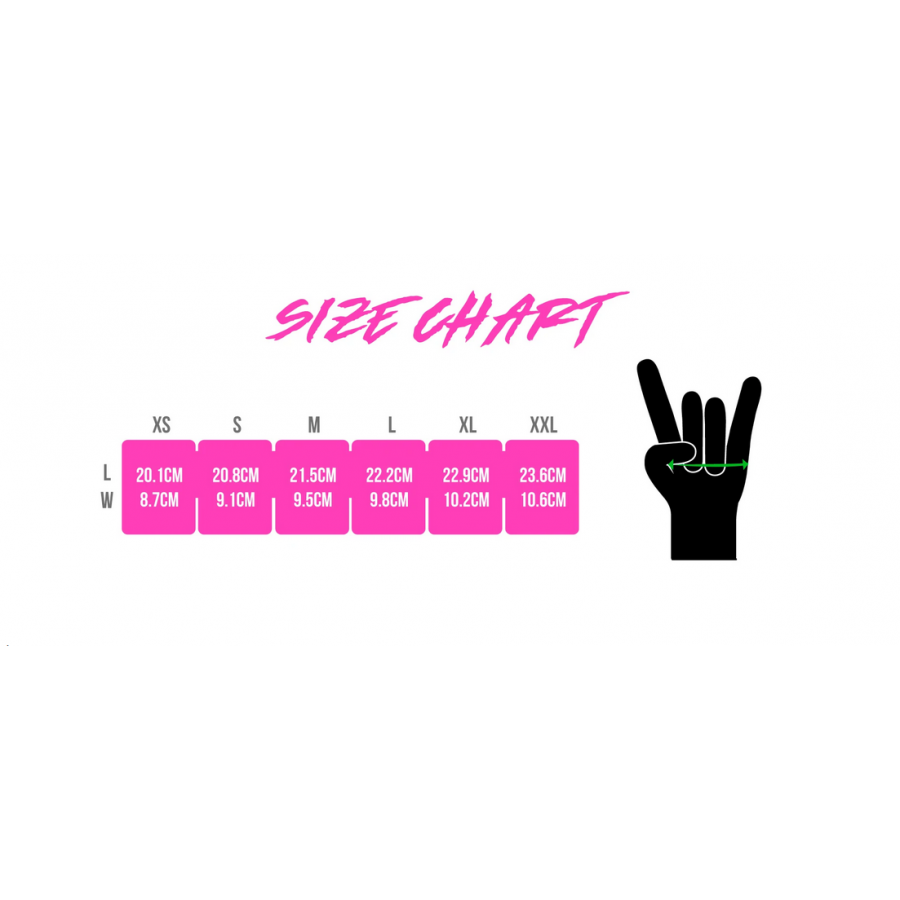 Muc-Off Riders Gloves - Pink Polka