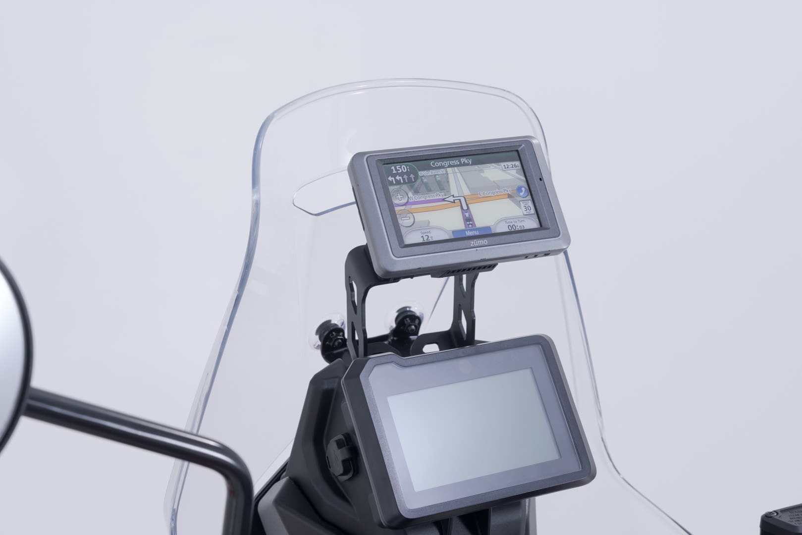 SW-Motech GPS Mount FOR Cockpit Black. KTM 250 Adv, 390 ADV (25-).