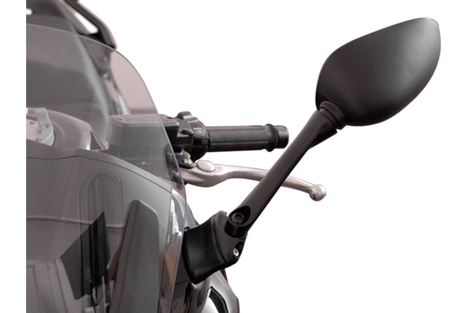 SW-Motech Mirror Extension Profile. Black. Honda Cbf600s, Cbf1000/ F.
