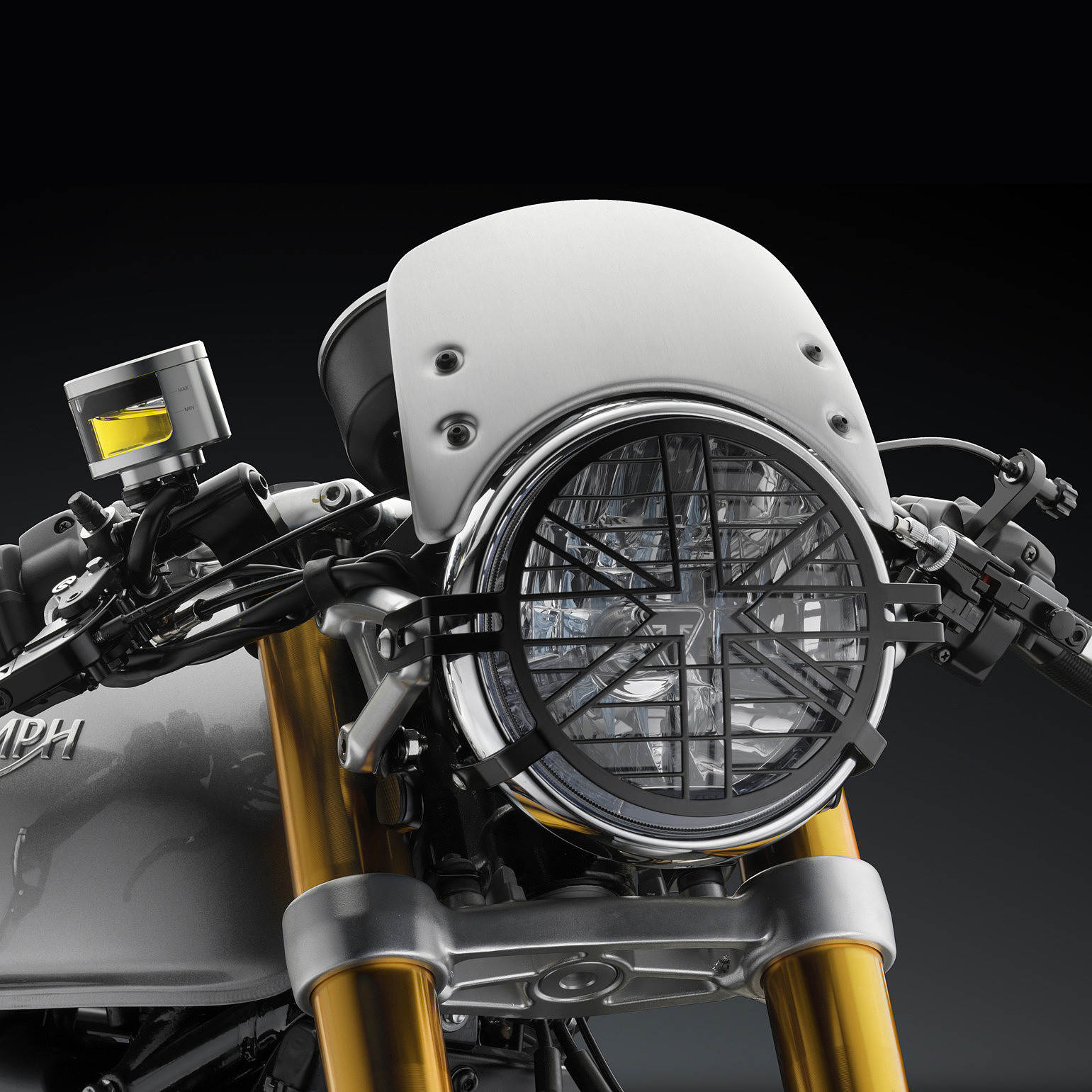 Low headlight fairing