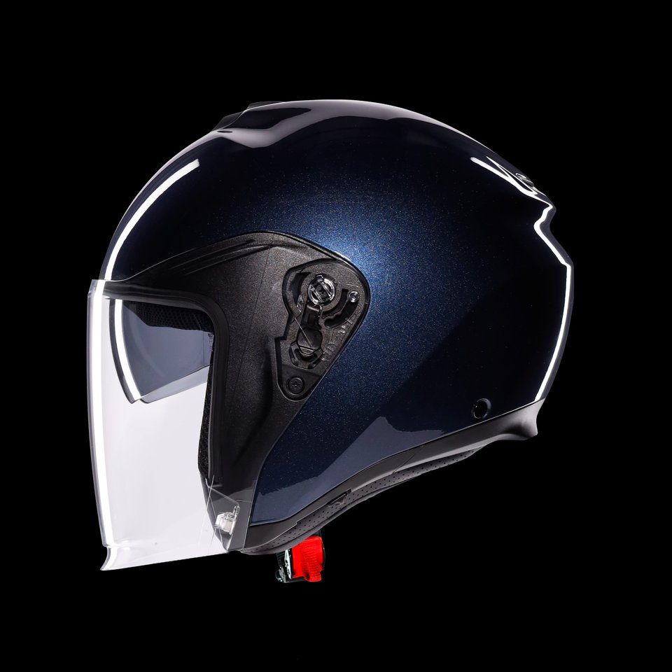IRIDES MONO PROFONDO BLUE - MOTORBIKE OPEN FACE HELMET E2206