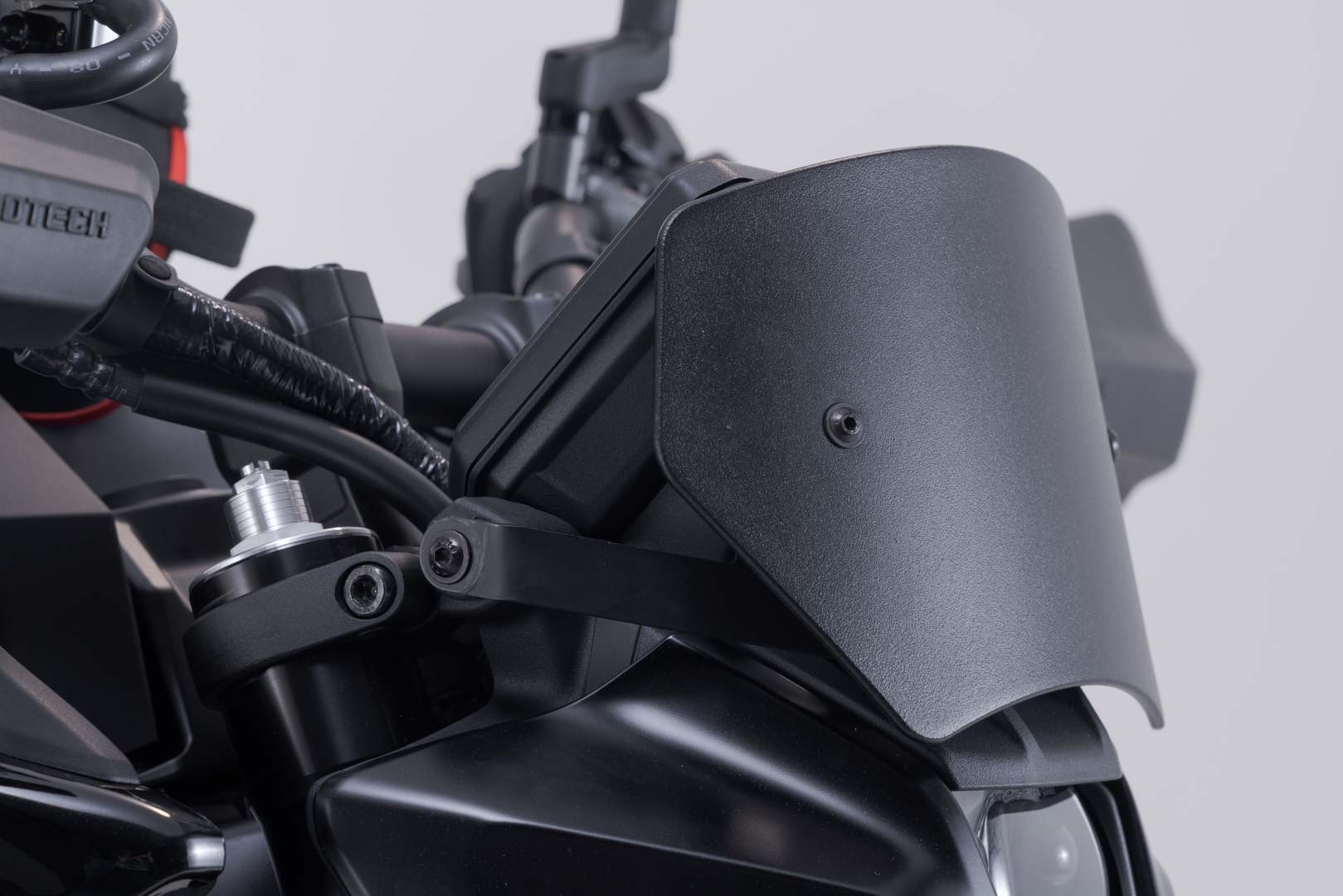 SW-Motech Windscreen Black. Yamaha Mt-09/sp (23-), Mt-09 Y-amt (24-).
