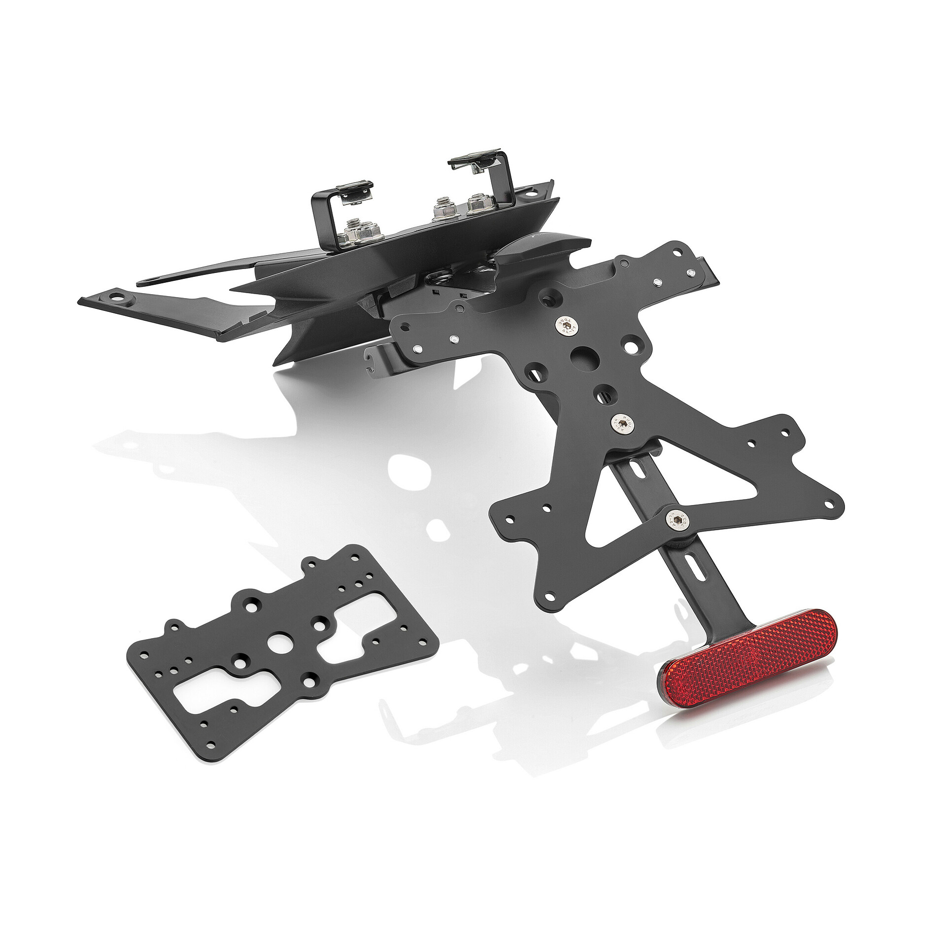 Fox license plate support kit