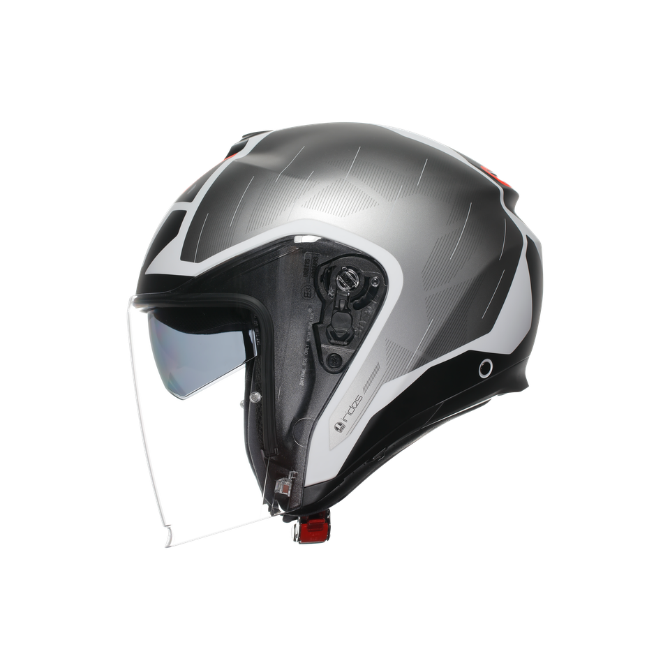 AGV Irides E2206 - Trieste Matt Black/white/red