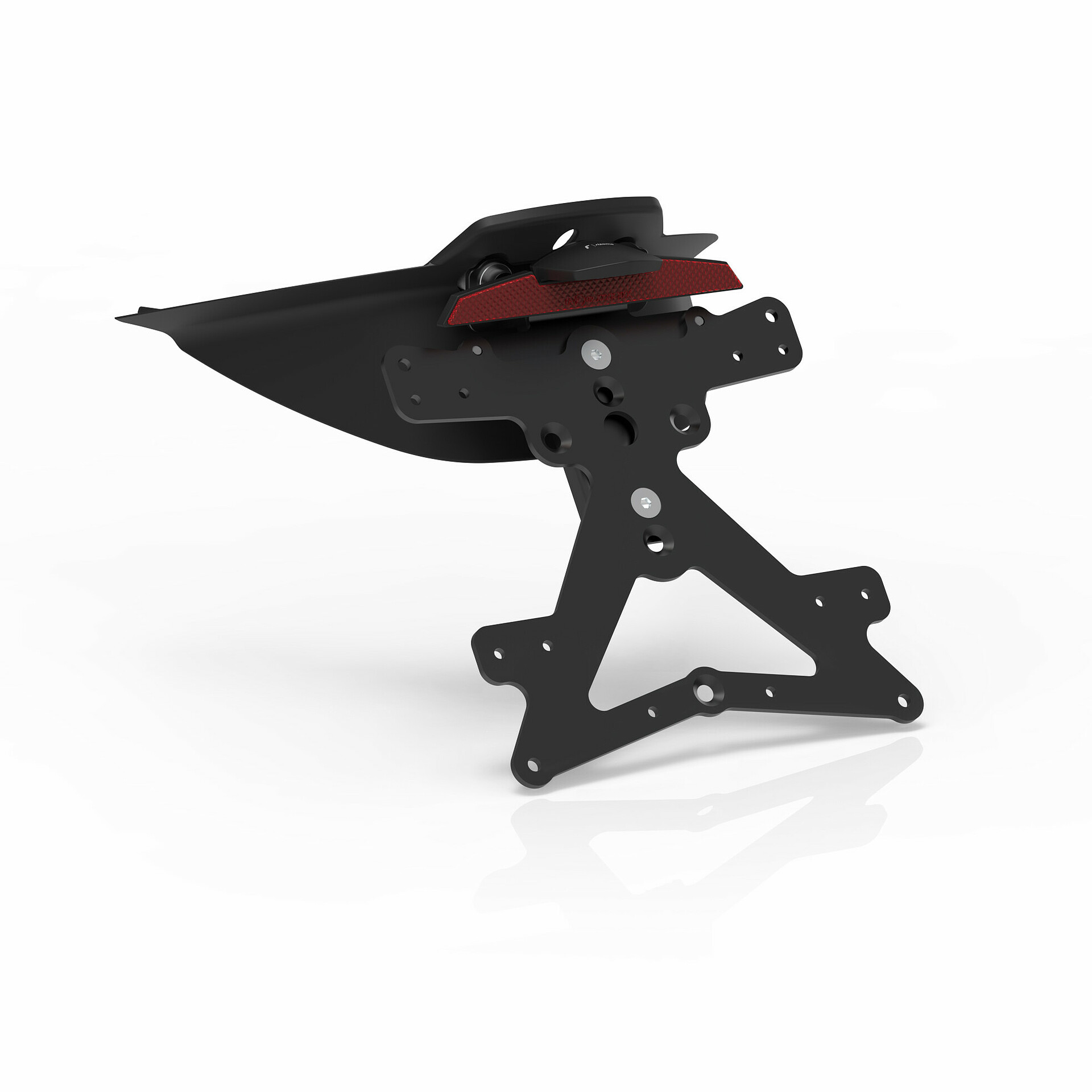 License plate support kit